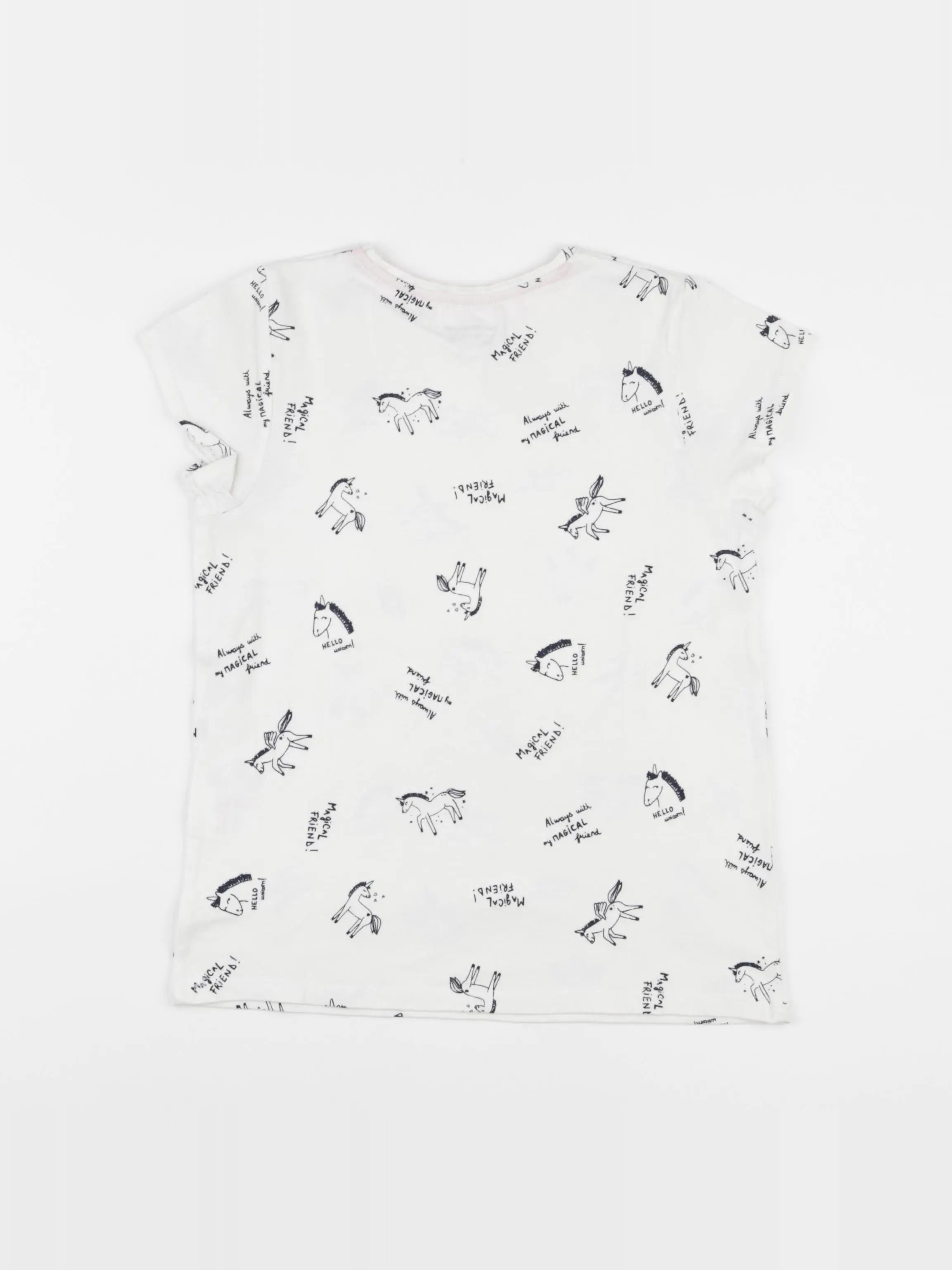 Vertbaudet - tee-shirt blanc - 8 ans