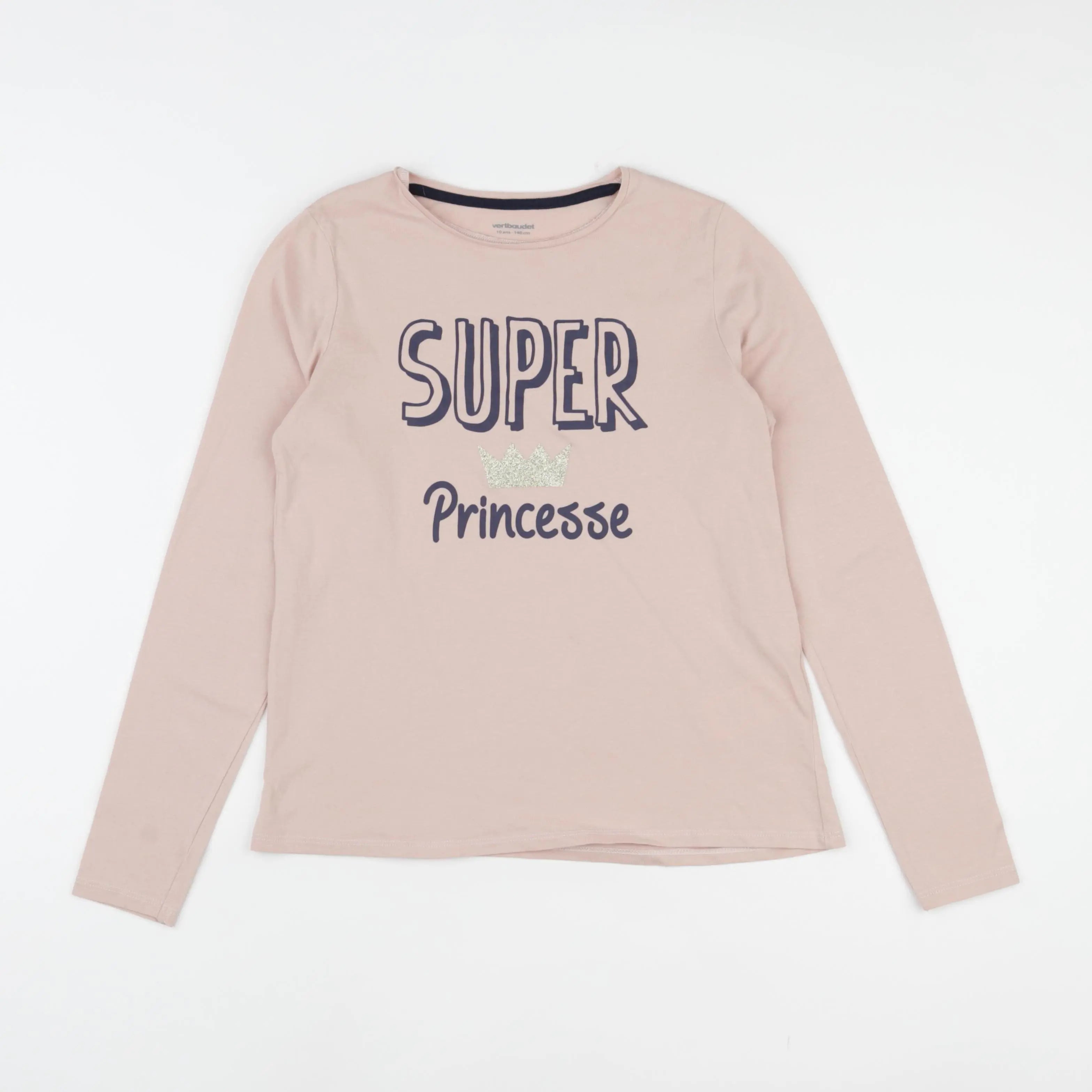 Vertbaudet - tee-shirt rose - 10 ans