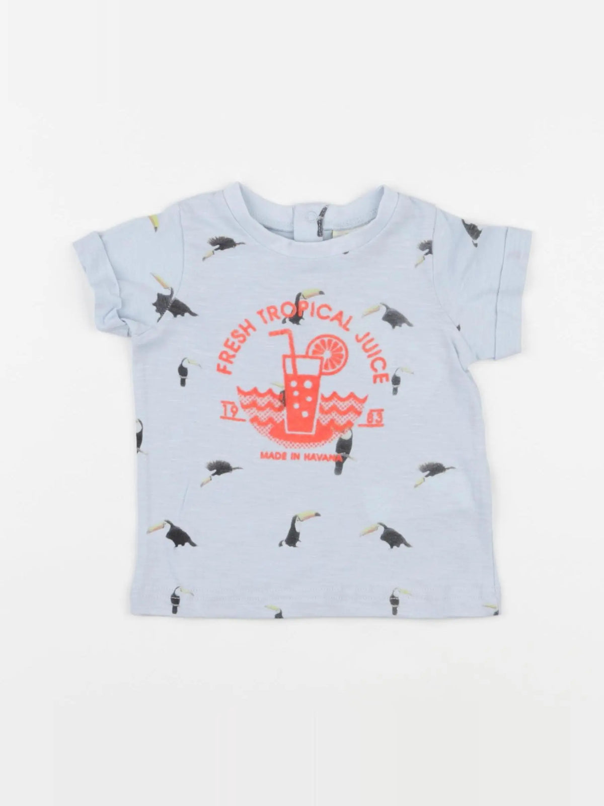 Tape à l'oeil - tee-shirt bleu - 6 mois