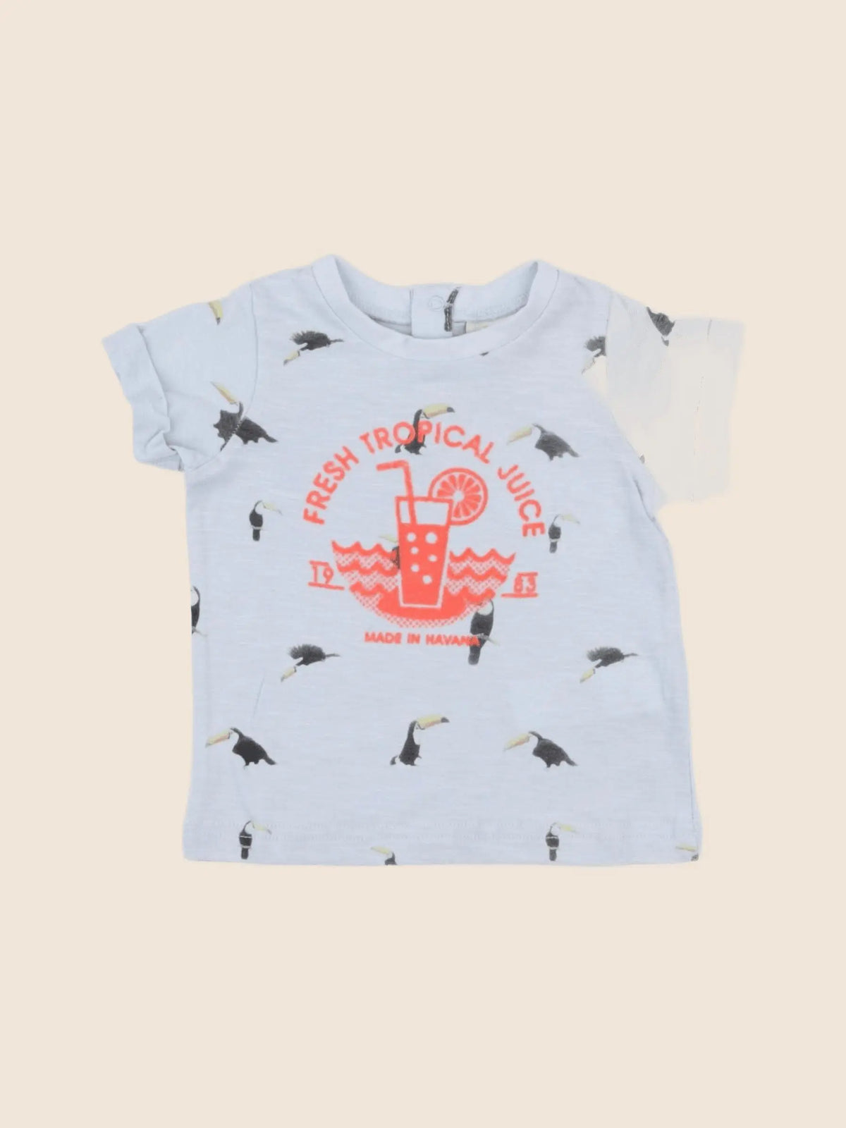 Tape à l'oeil - tee-shirt bleu - 6 mois
