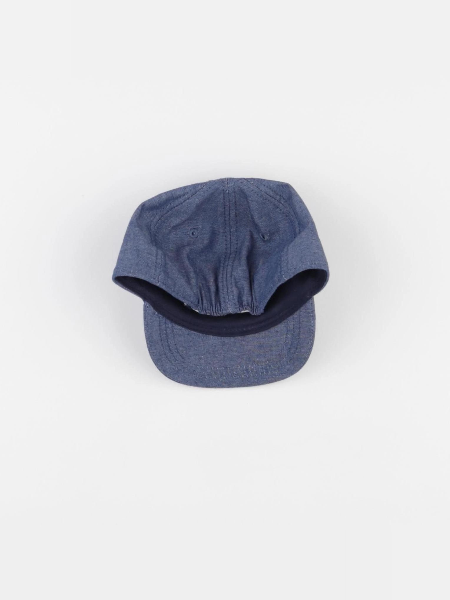 H&M - casquette bleu - 6/9 mois