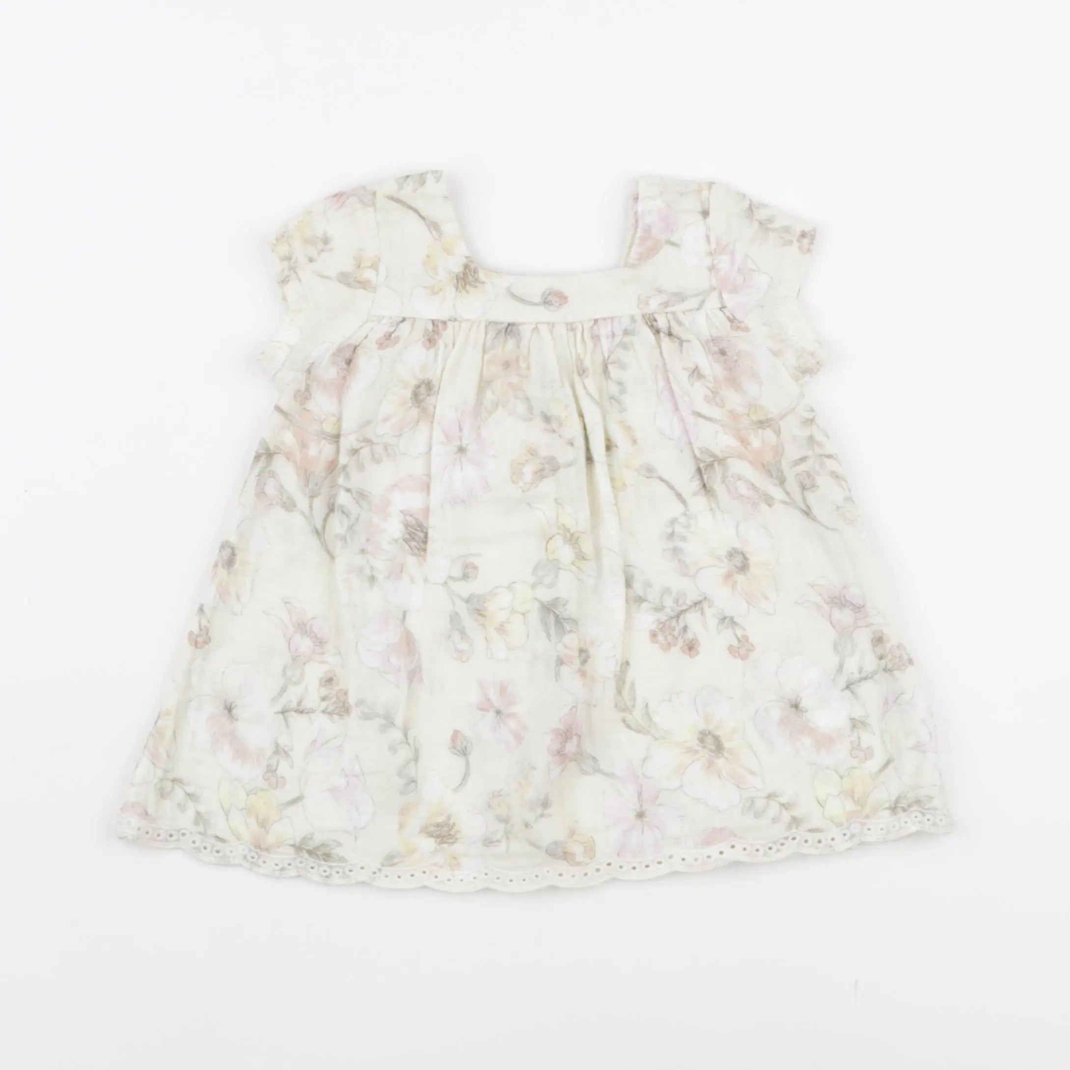 Vertbaudet - robe multicolore - 3 mois