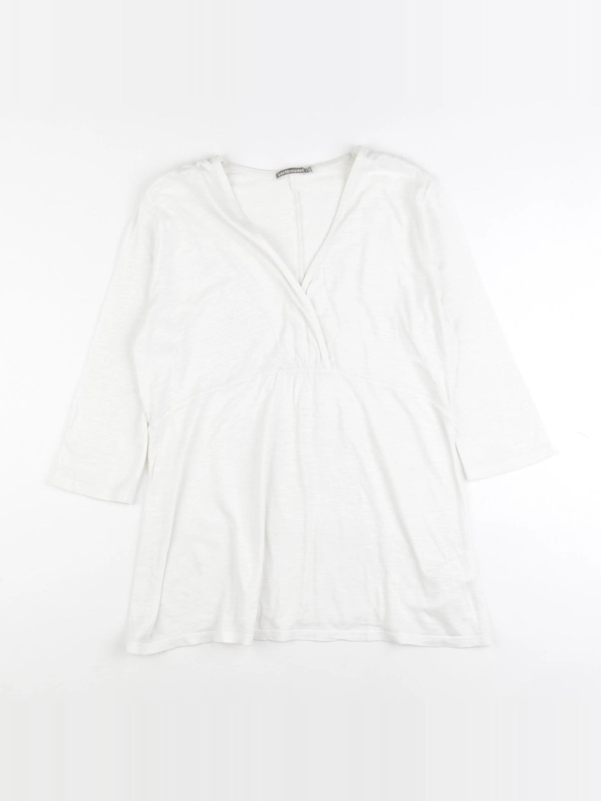 Vertbaudet - tee-shirt grossesse blanc - 38 à 40