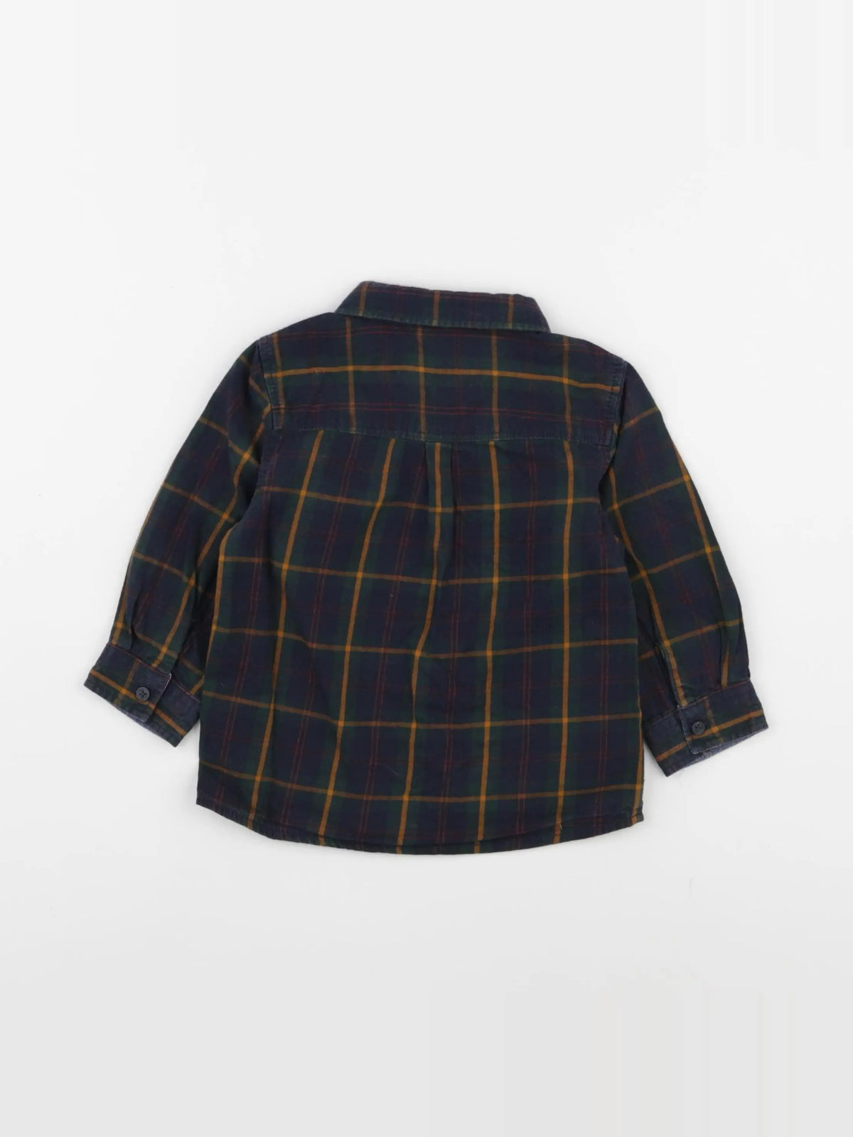 Tape à l'oeil - chemise bleu, vert - 18 mois