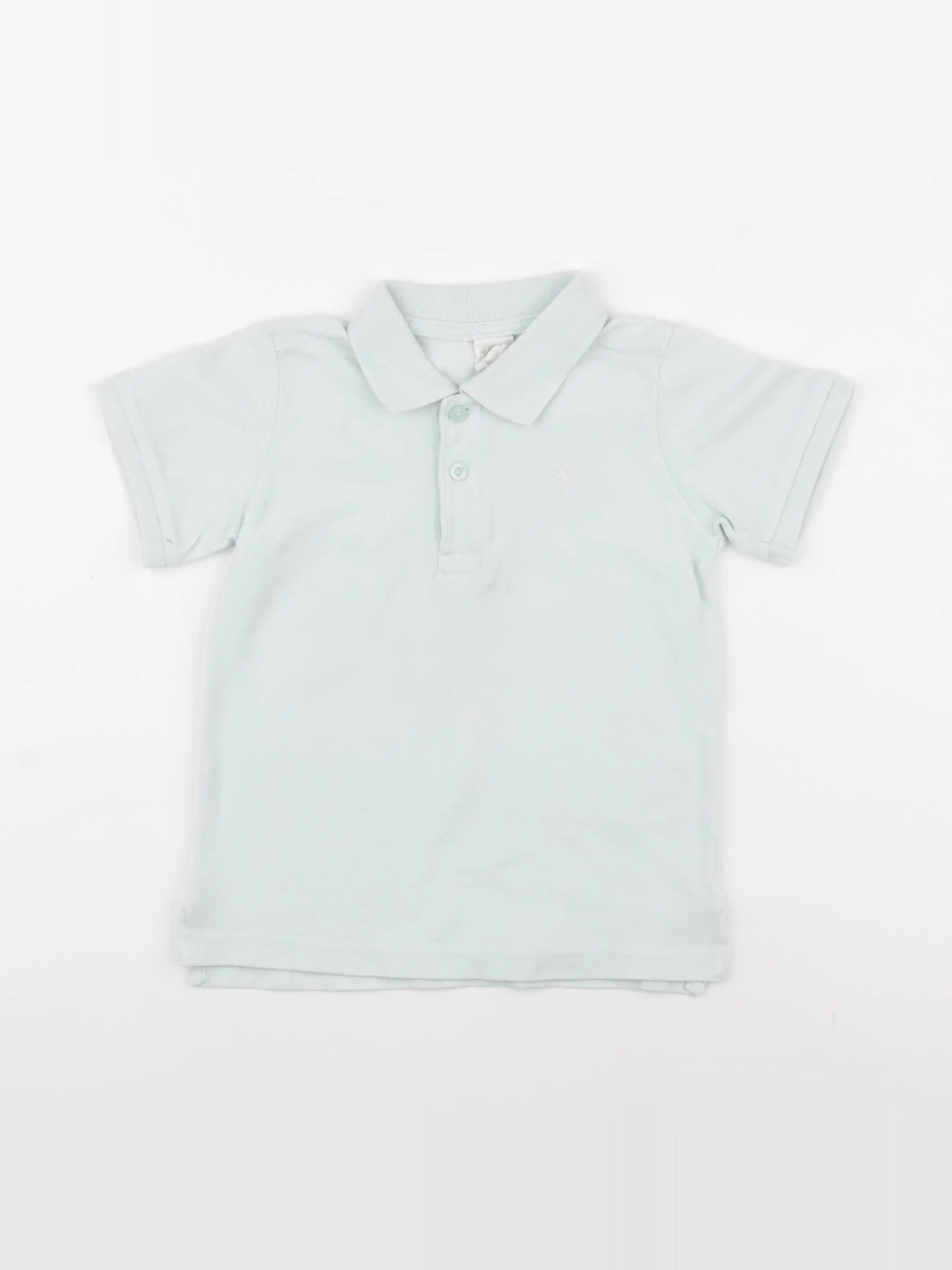 H&M - polo vert - 12/18 mois