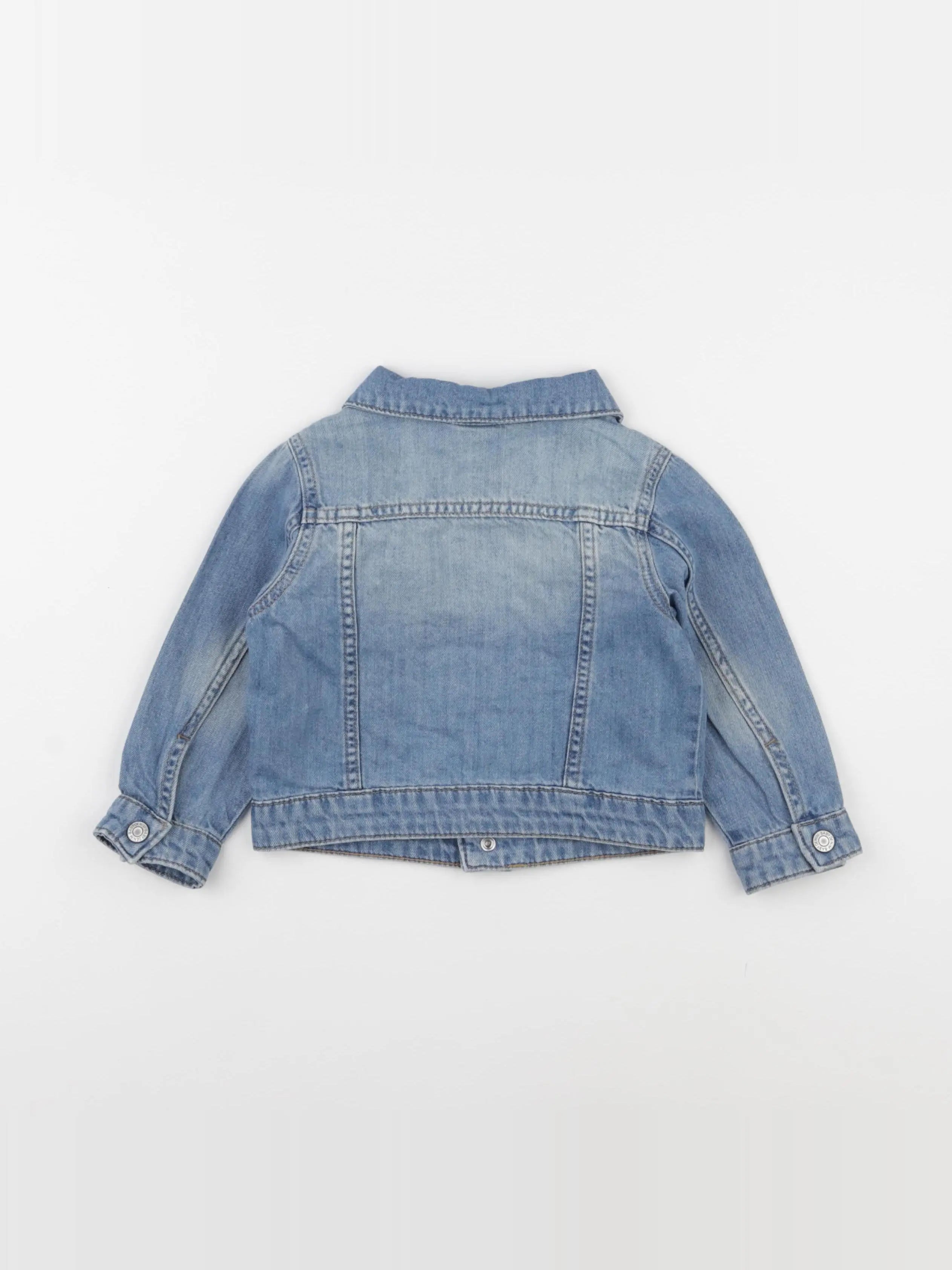 H&M - veste bleu - 12/18 mois