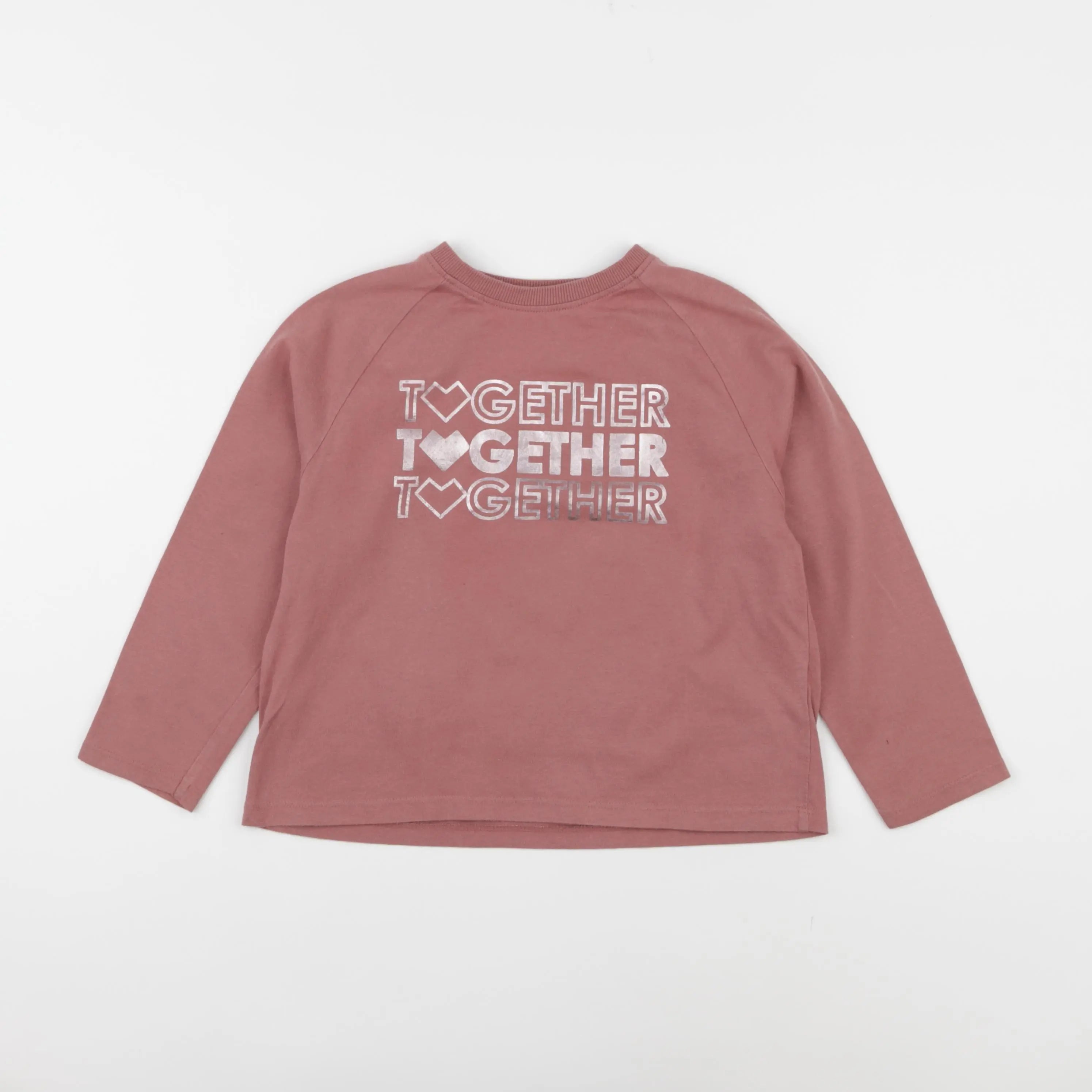 Vertbaudet - tee-shirt rose - 6 ans