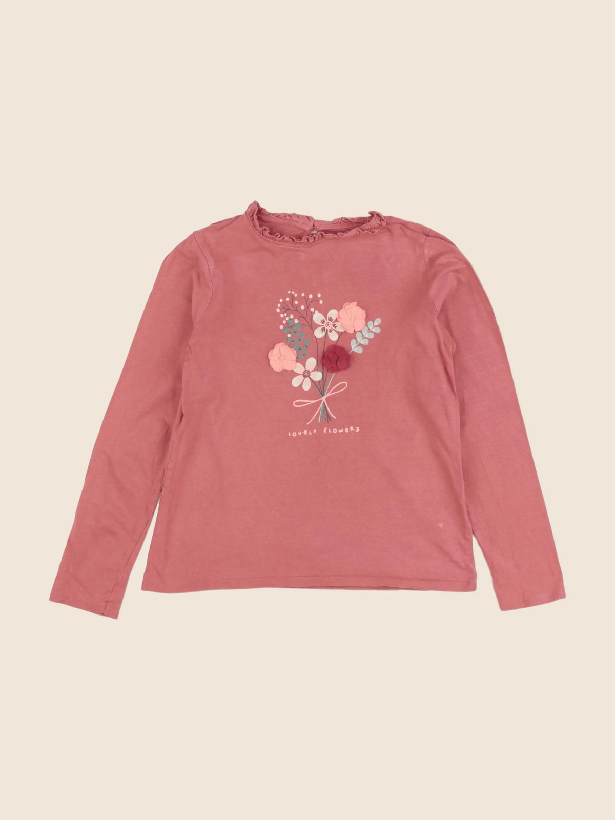 Vertbaudet - tee-shirt rose - 10 ans
