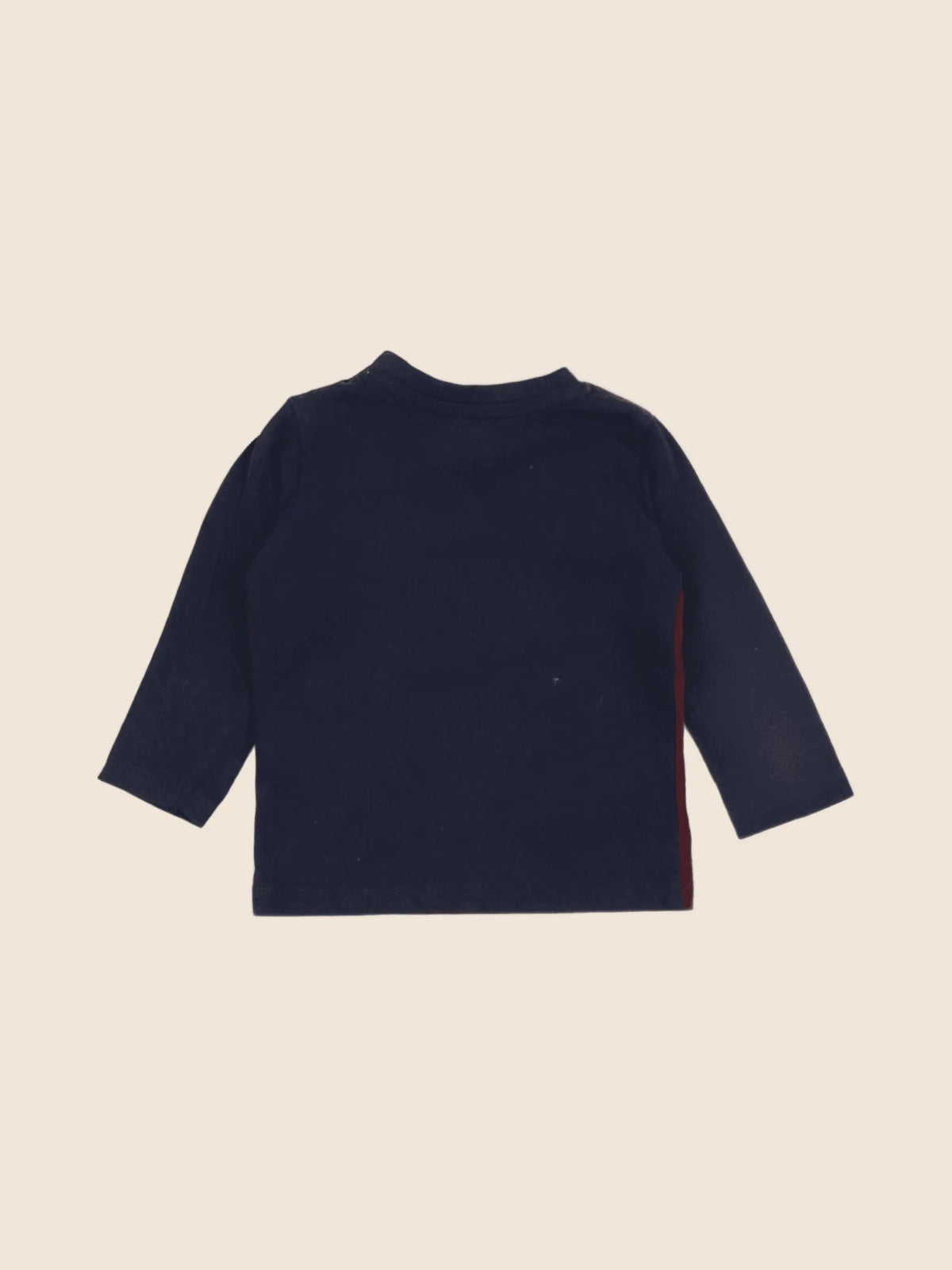 Vertbaudet - tee-shirt bleu, rouge - 6 mois