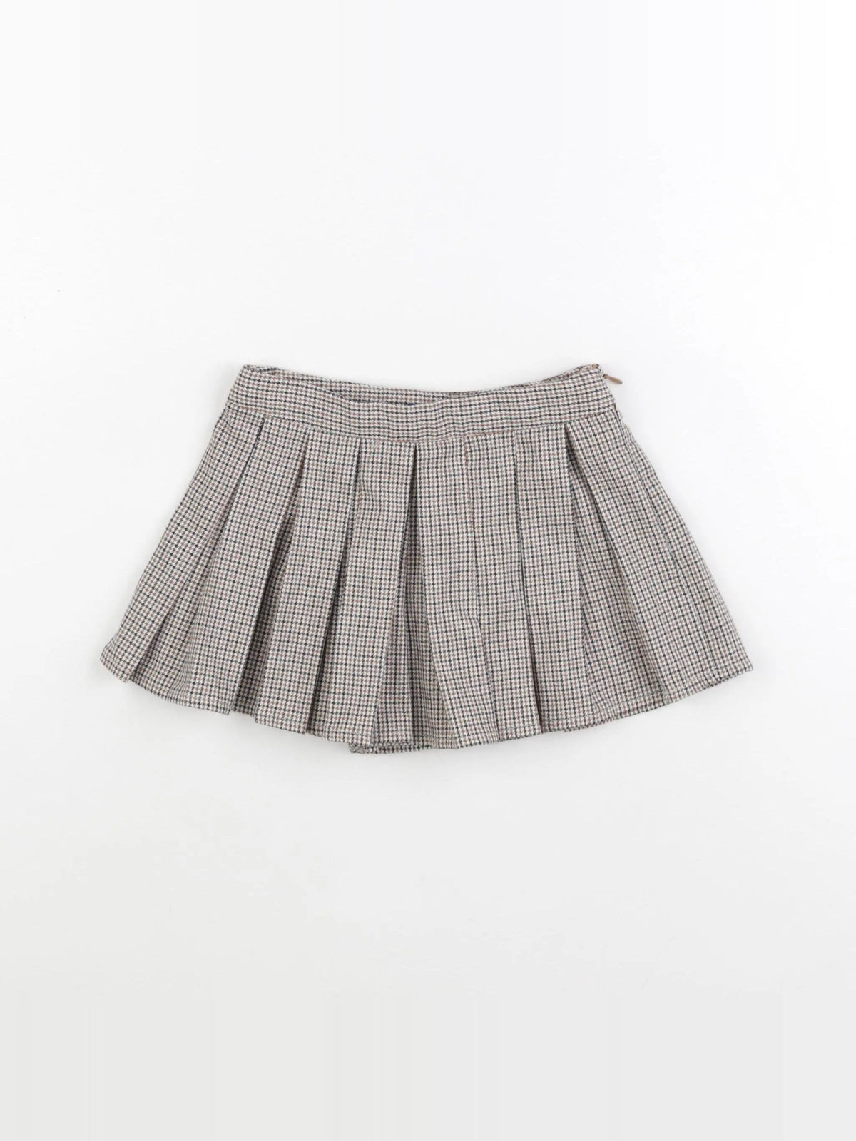 Okaidi - jupe short beige, marron - 3 ans