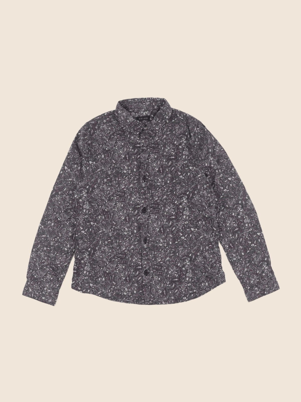 IKKS - chemise violet - 8 ans