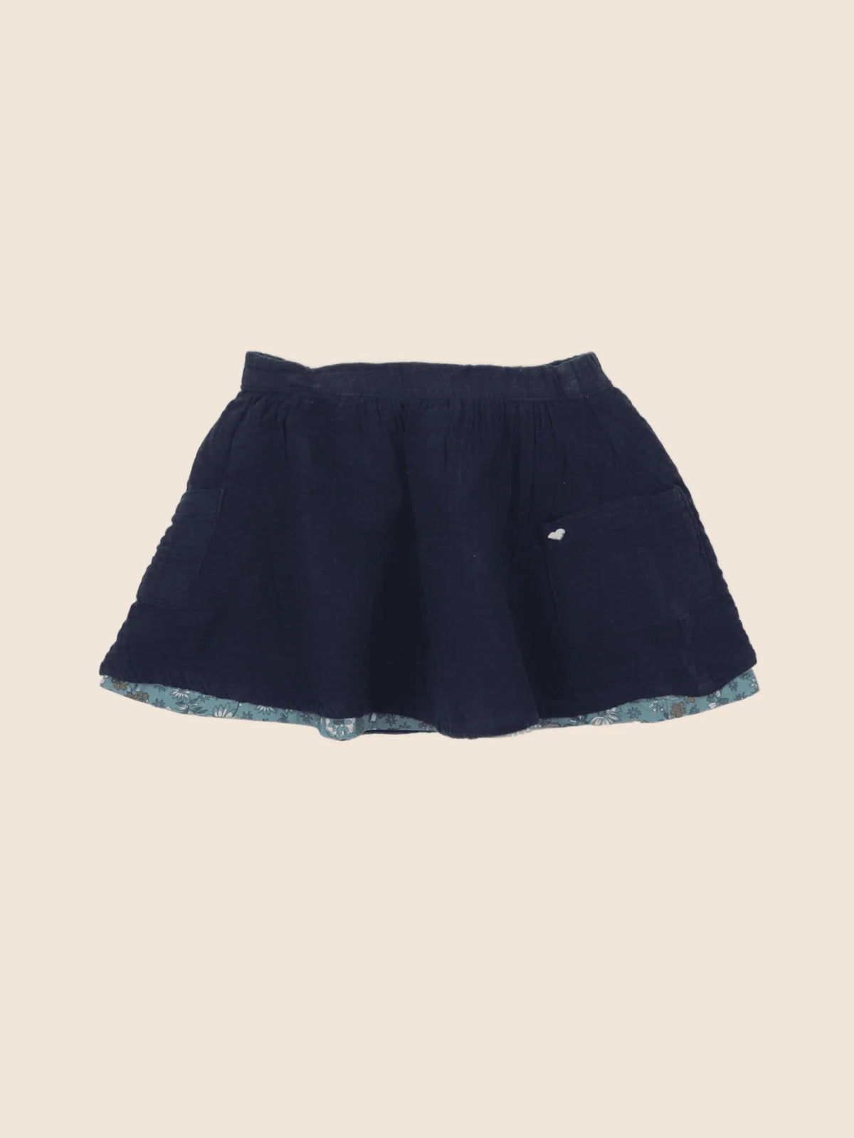 Vertbaudet - jupe bleu - 2 ans