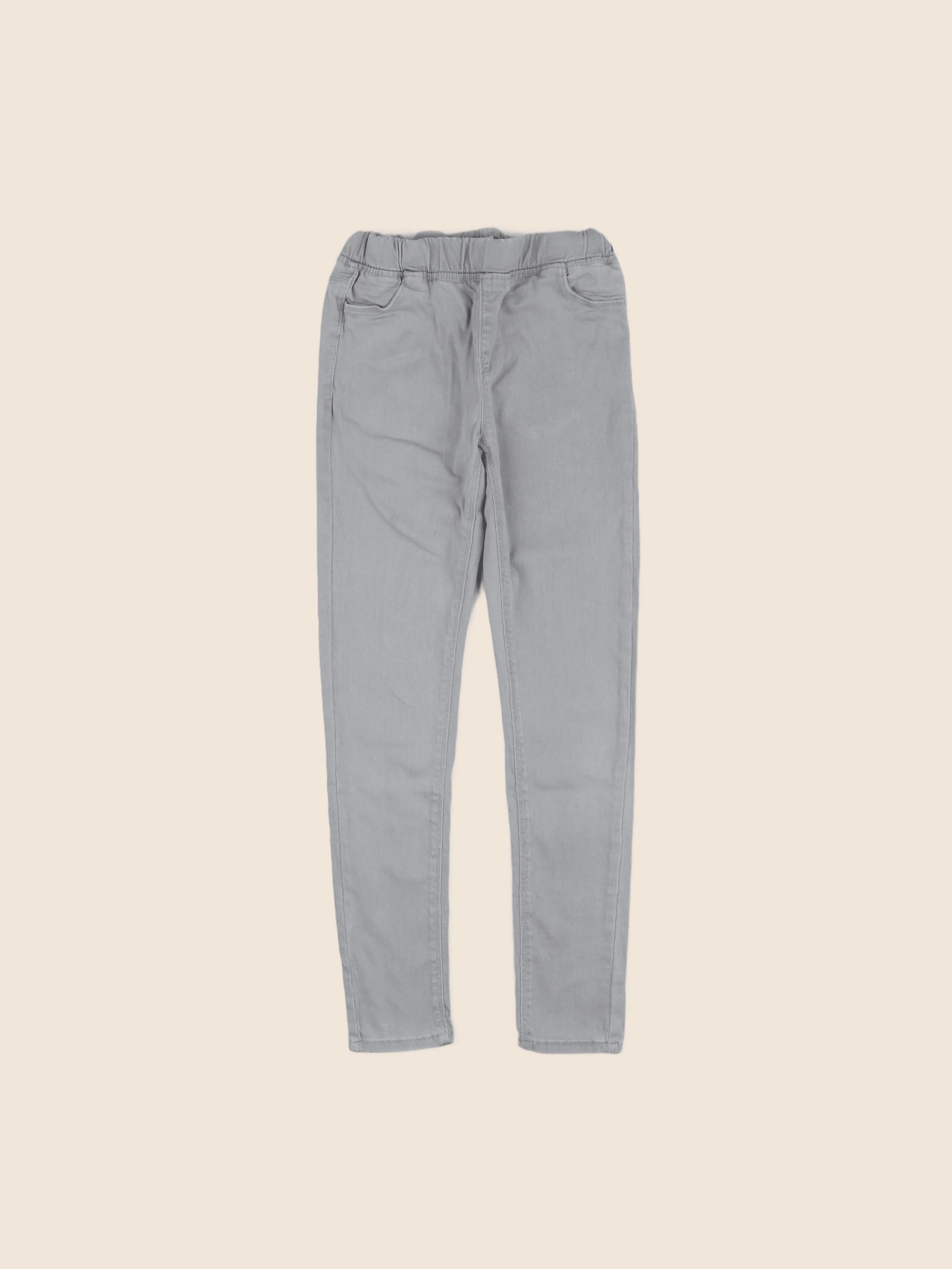 Vertbaudet - jegging gris - 12 ans