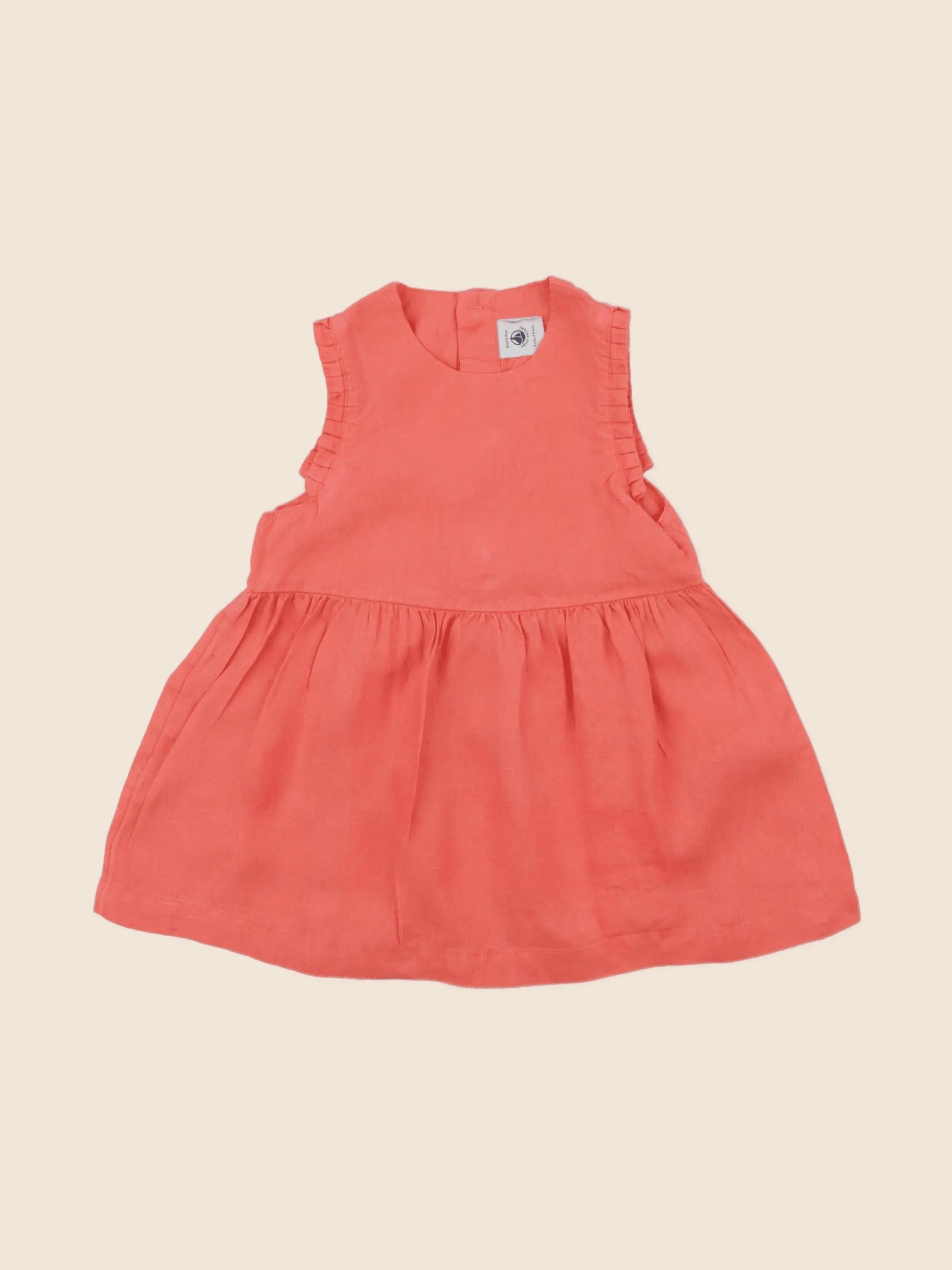 Petit Bateau - robe rose - 6 mois