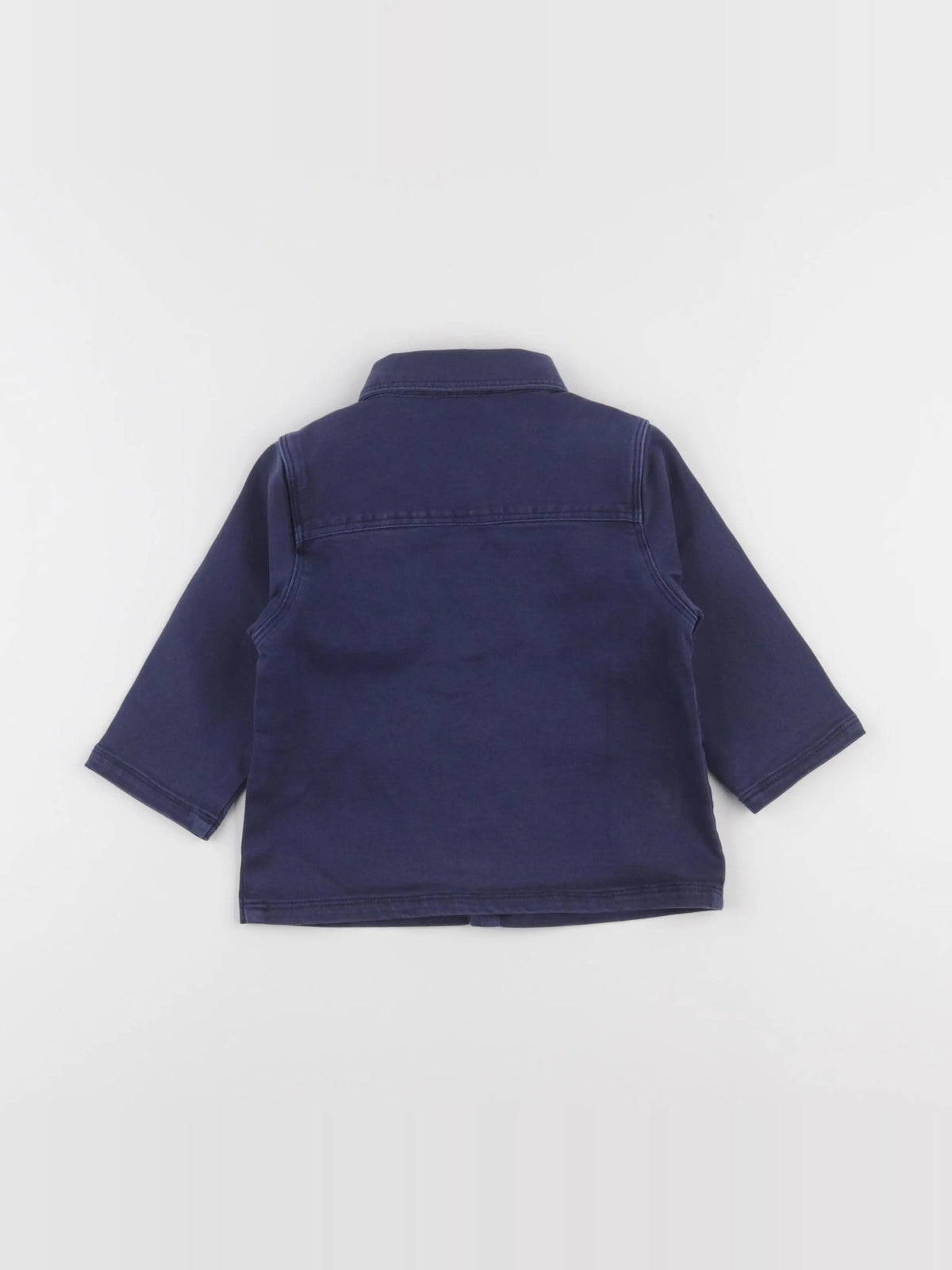 Vertbaudet - veste bleu - 12 mois