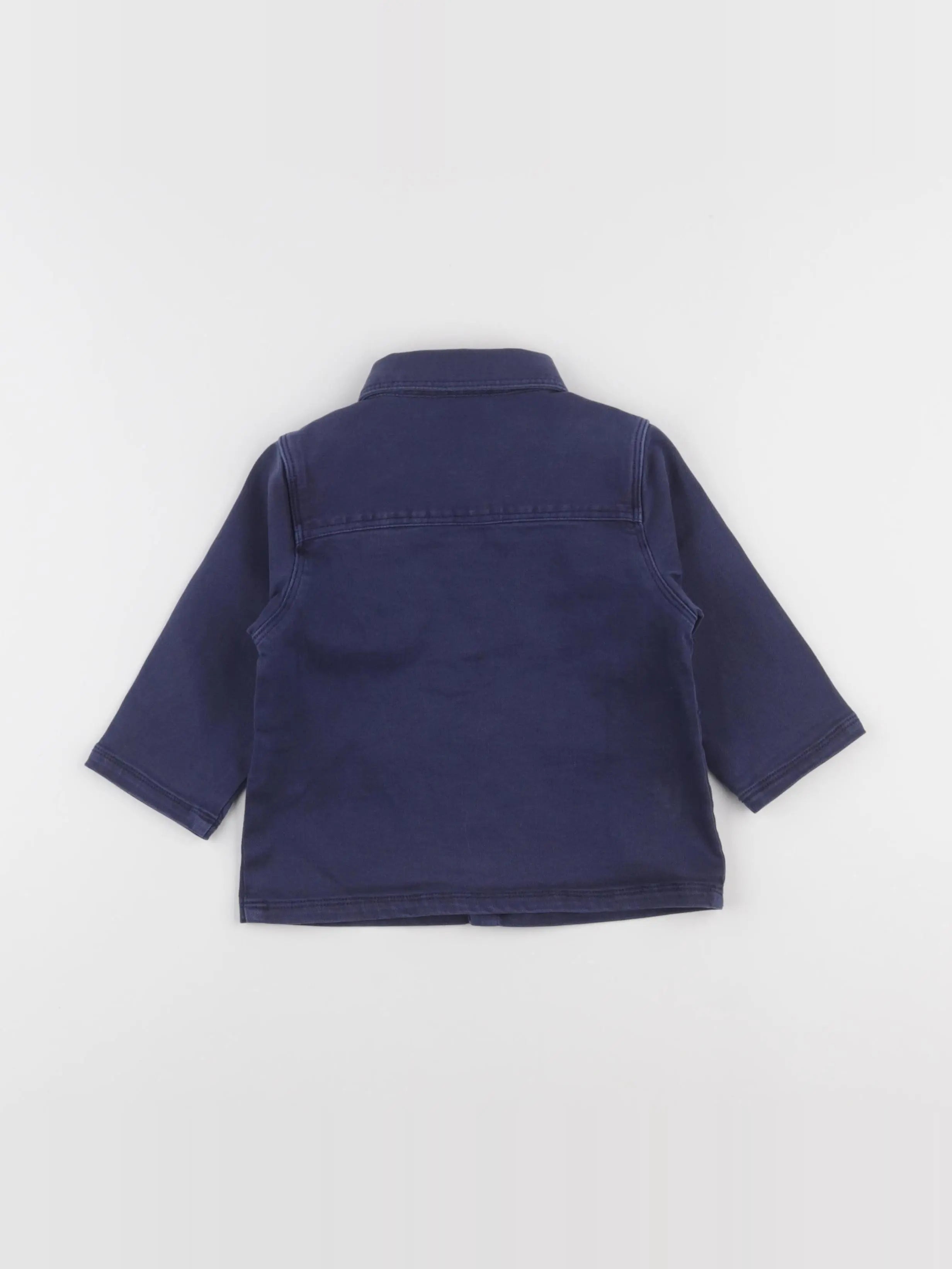 Vertbaudet - veste bleu - 12 mois