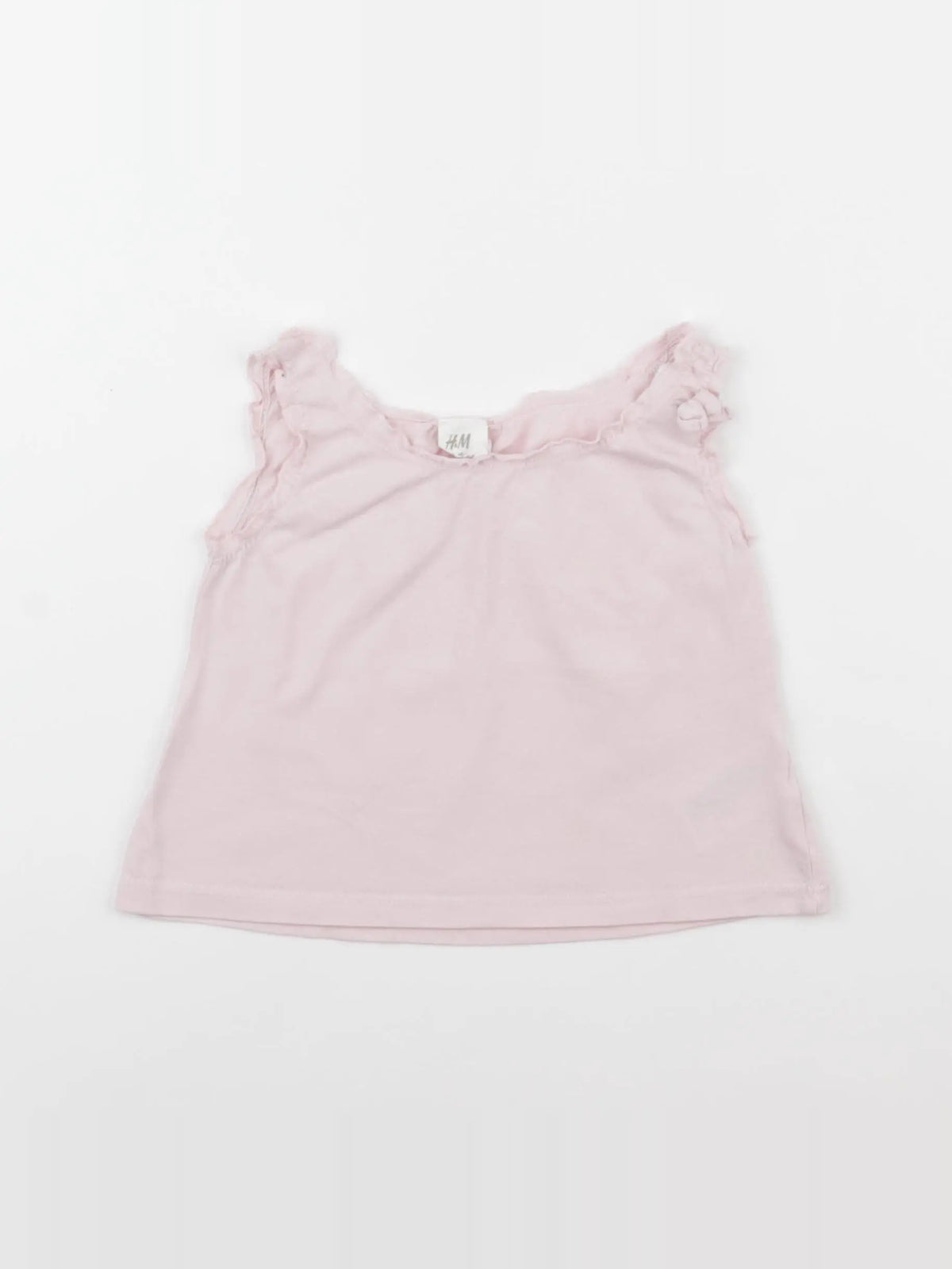 H&M - tee-shirt rose - 3/6 mois