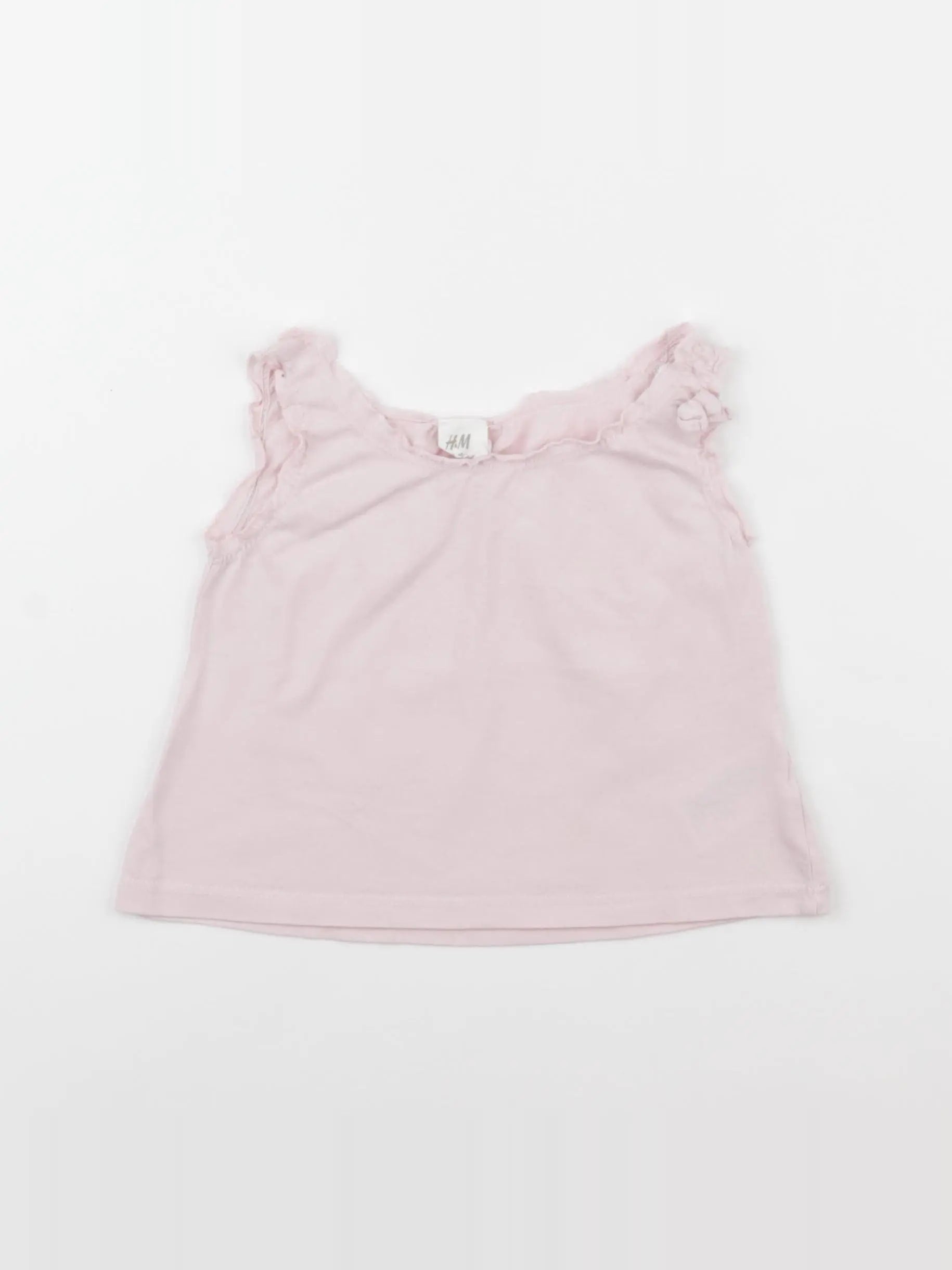 H&M - tee-shirt rose - 3/6 mois