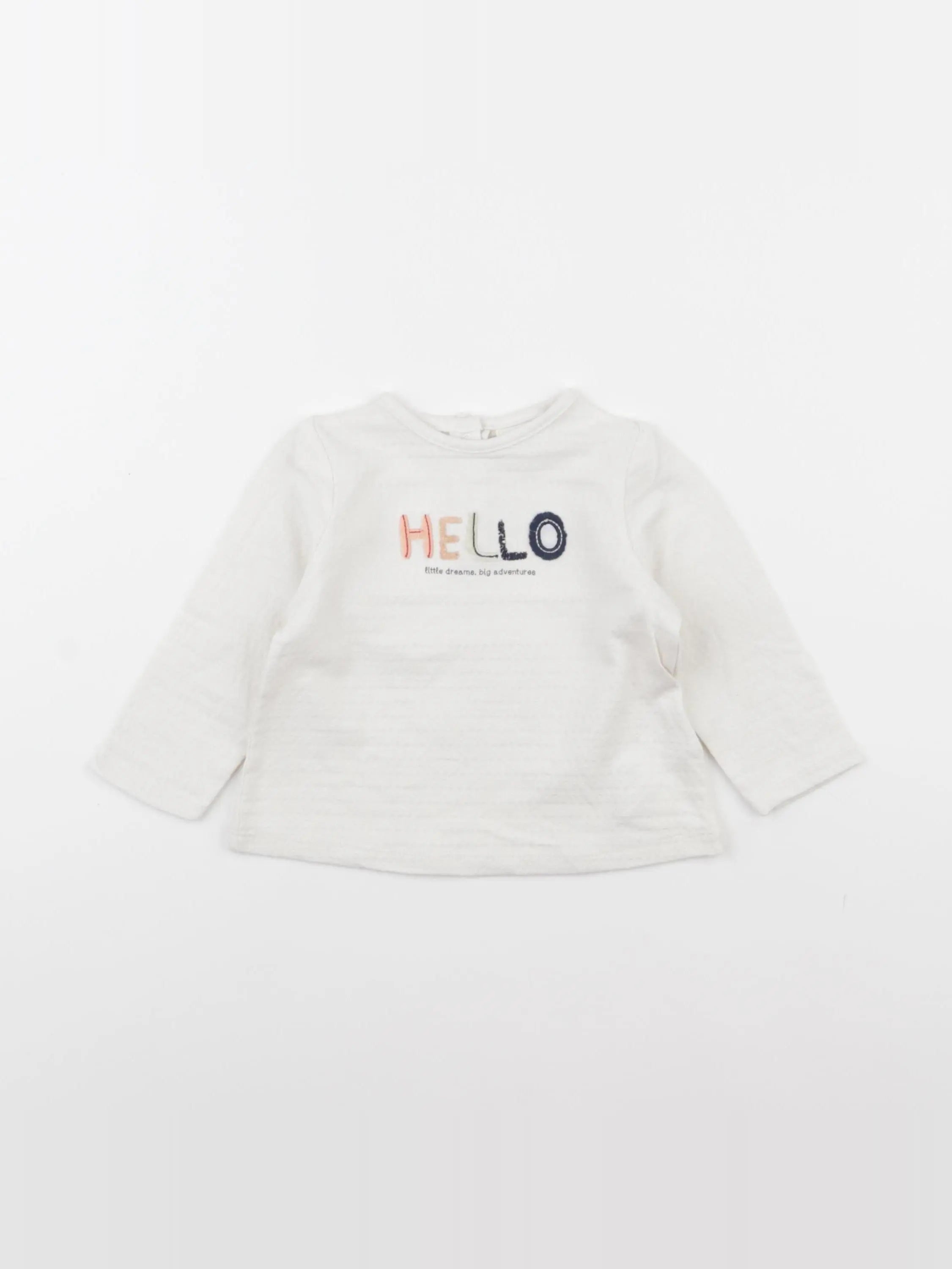 Tape à l'oeil - pull blanc - 6 mois