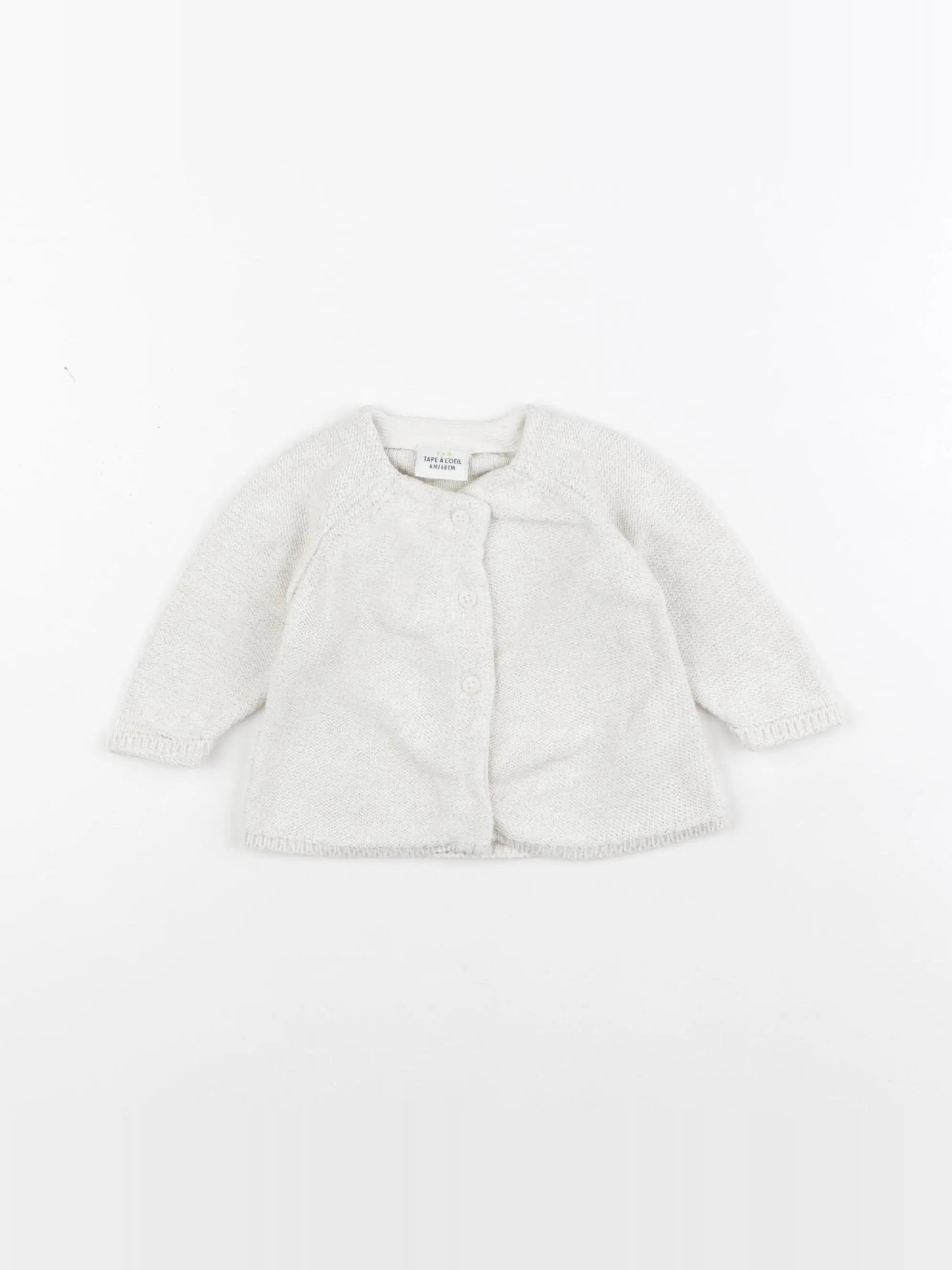 Tape à l'oeil - gilet beige, or - 6 mois