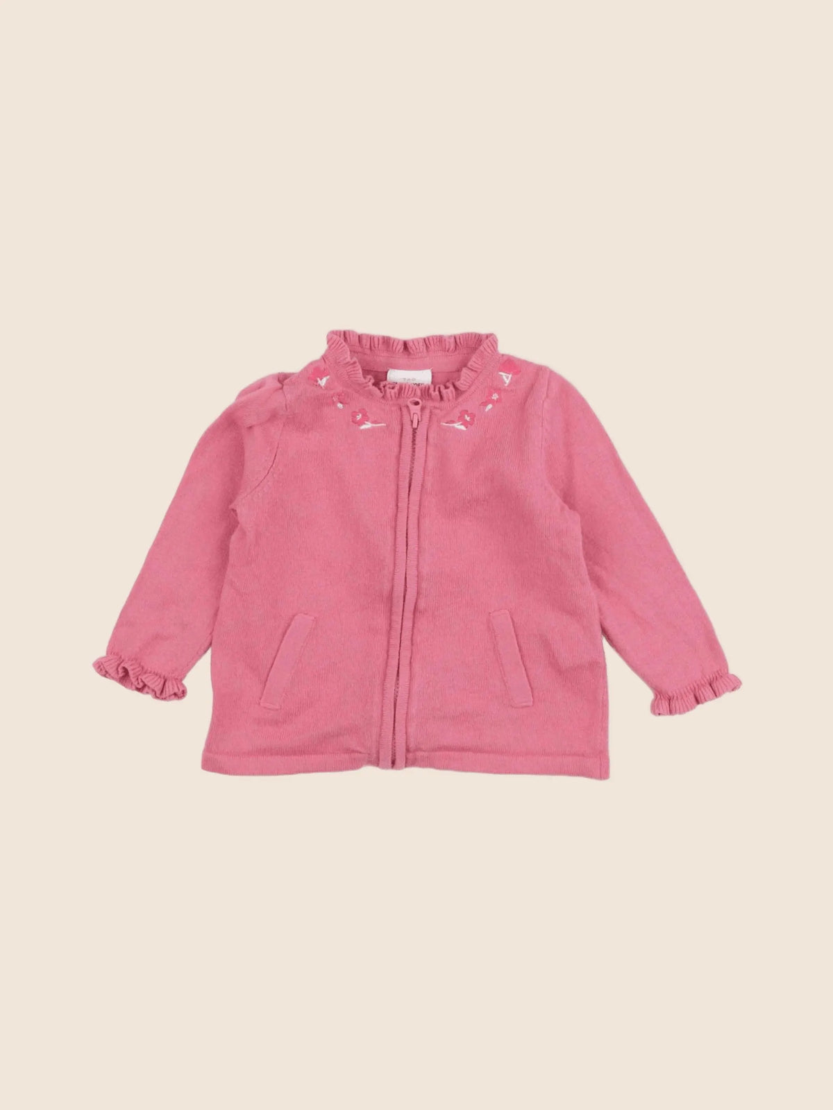 Tape à l'oeil - gilet rose - 9 mois