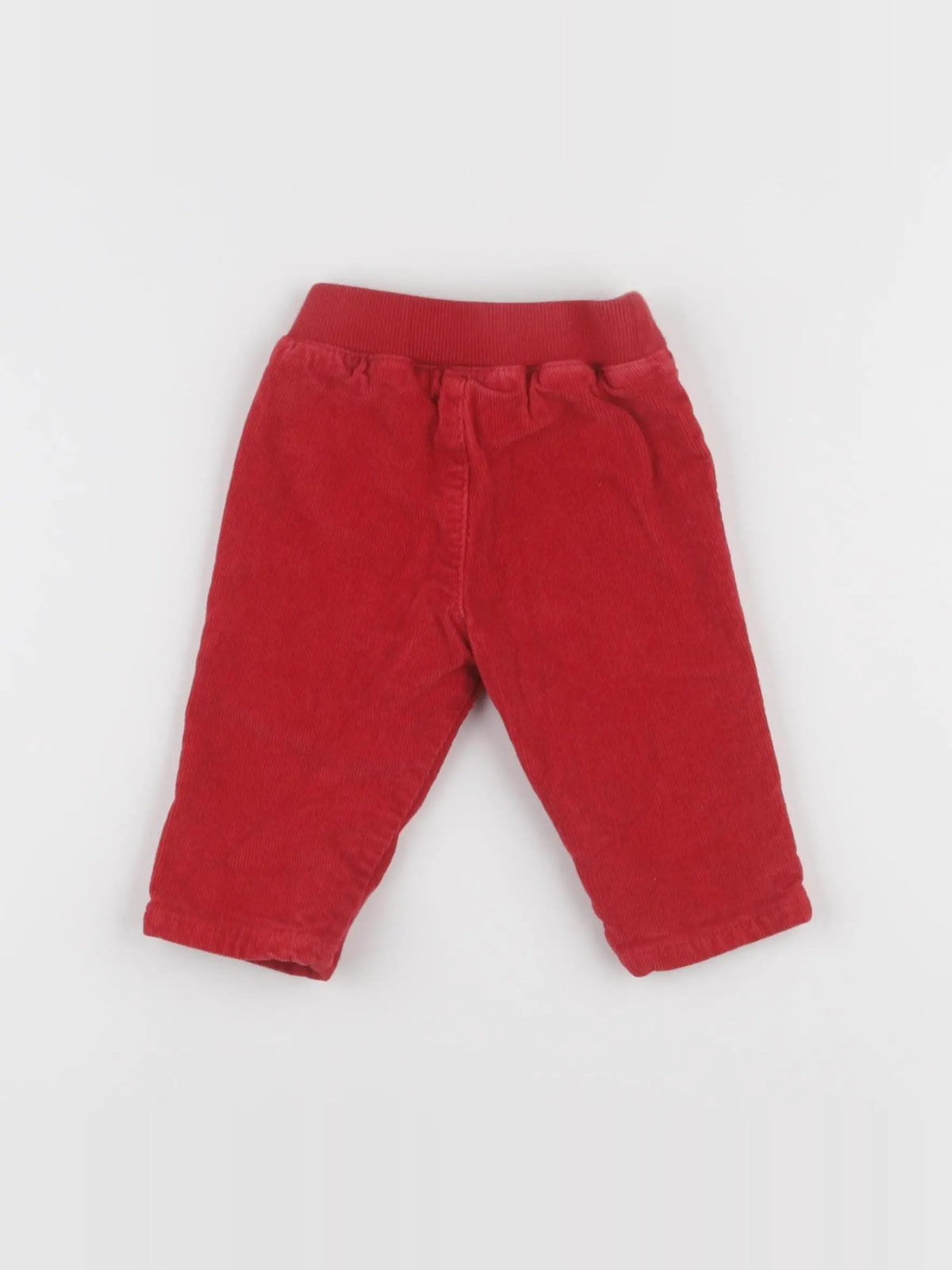 Petit Bateau - pantalon rouge - 3 mois