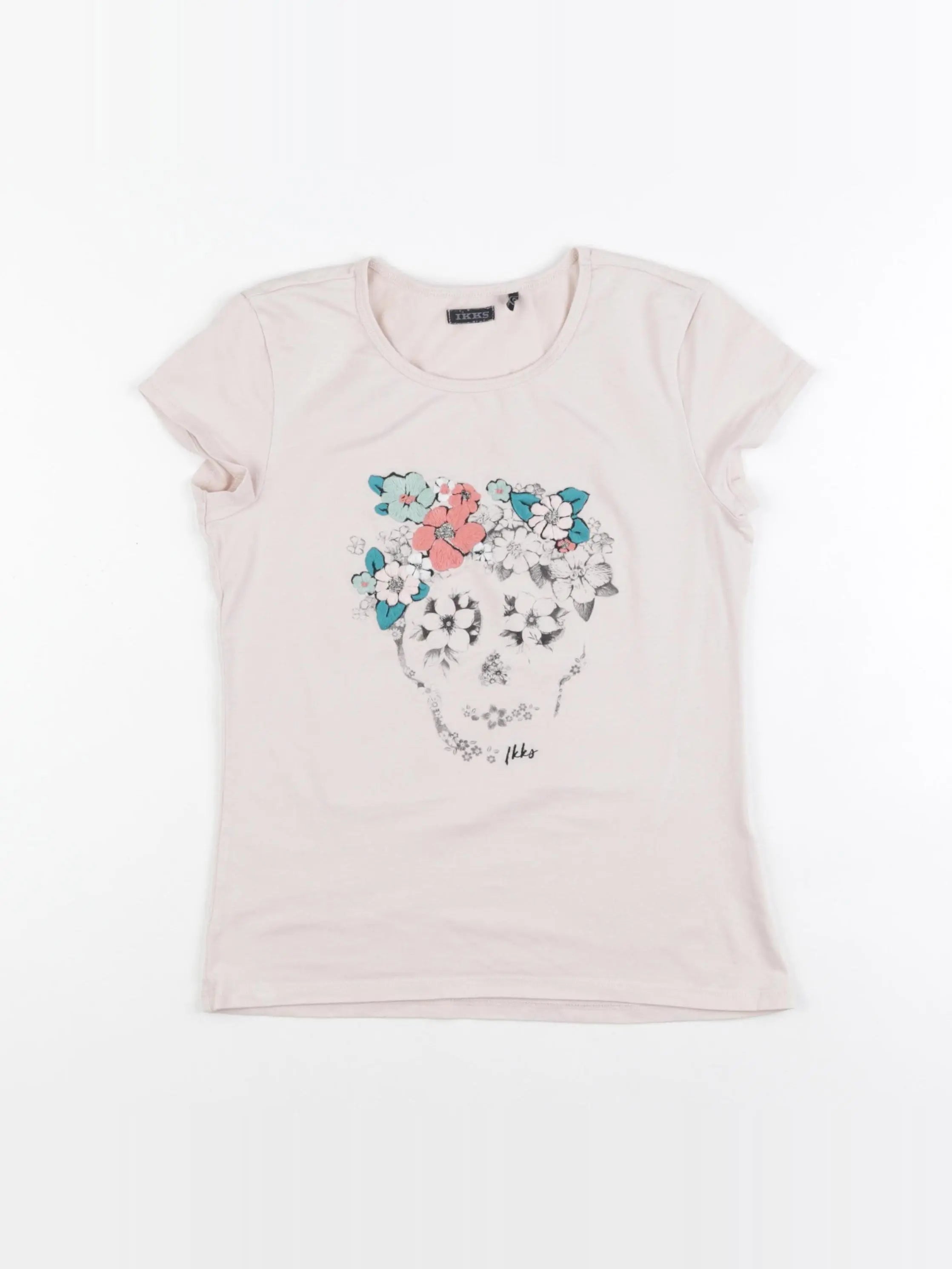 IKKS - tee-shirt rose - 10 ans
