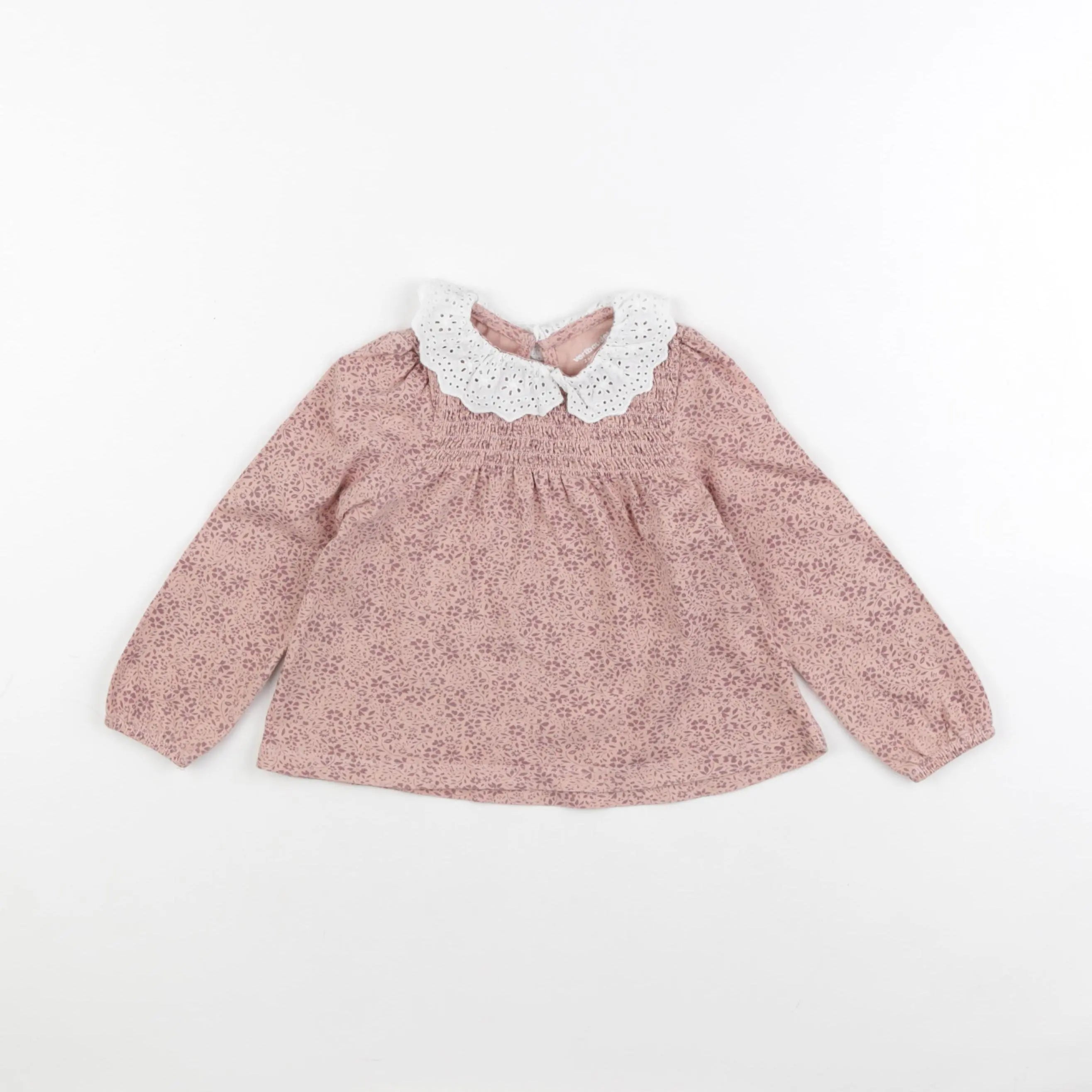 Vertbaudet - tee-shirt rose - 2 ans