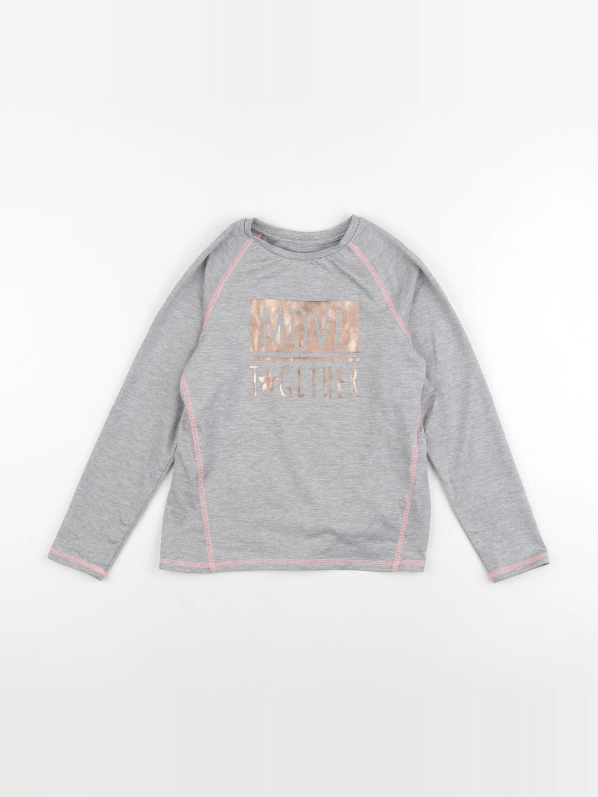 Vertbaudet - tee-shirt gris - 8 ans