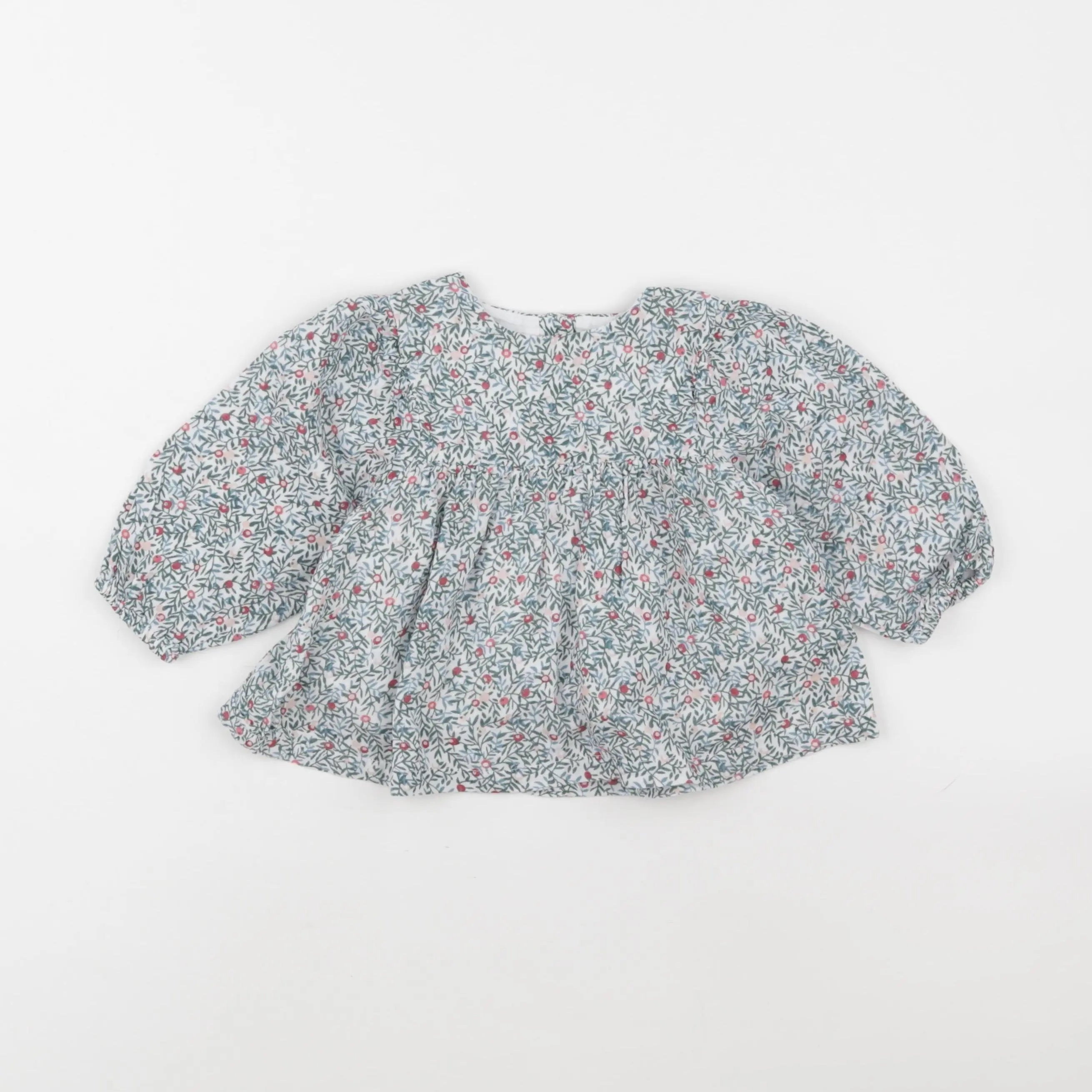 Vertbaudet - blouse multicolore - 12 mois