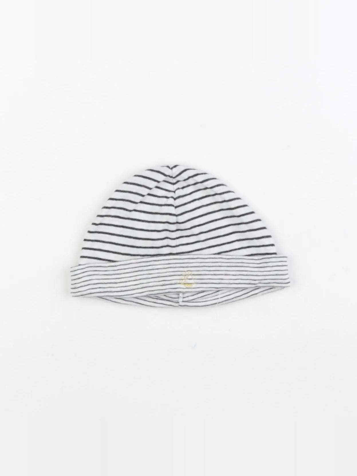 Petit Bateau - bonnet gris - 3/6 mois
