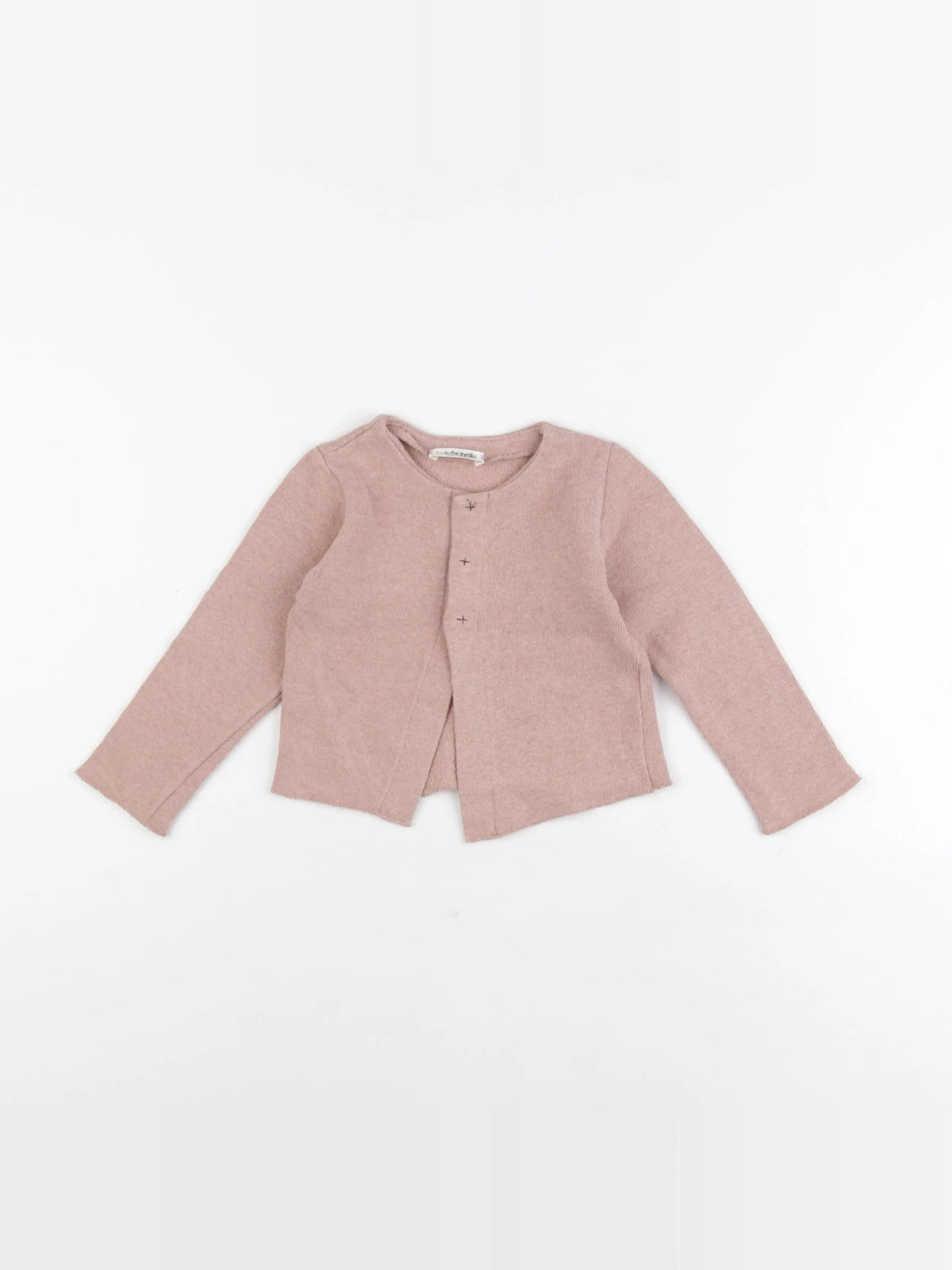 1+ In the family - gilet rose - 12 mois