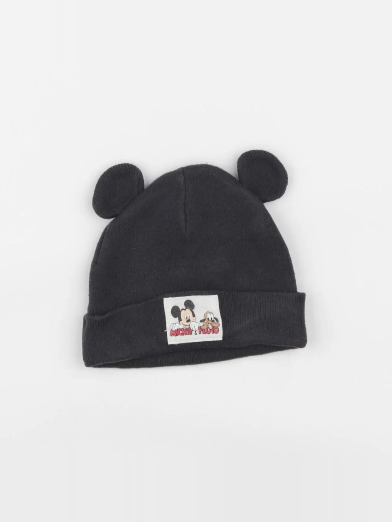 H&M - bonnet gris - 3/6 mois