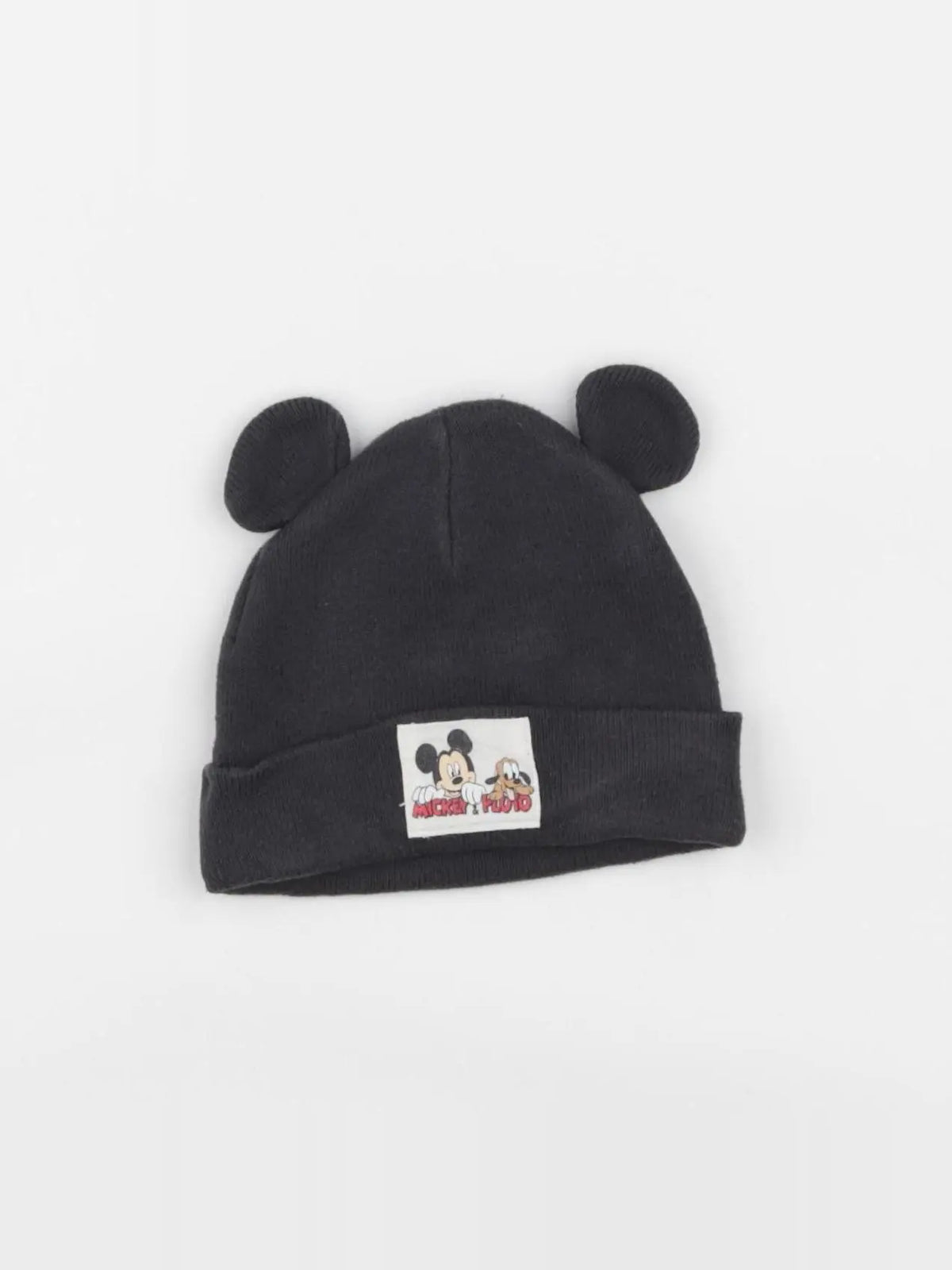 H&M - bonnet gris - 3/6 mois
