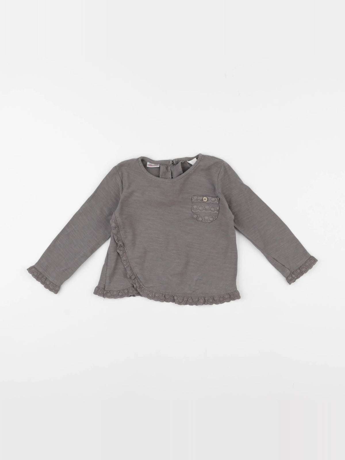 Zara - tee-shirt gris - 12/18 mois