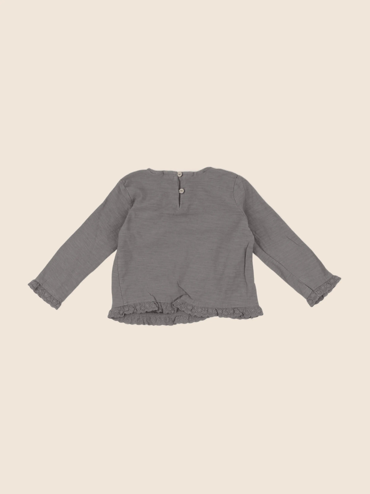 Zara - tee-shirt gris - 12/18 mois