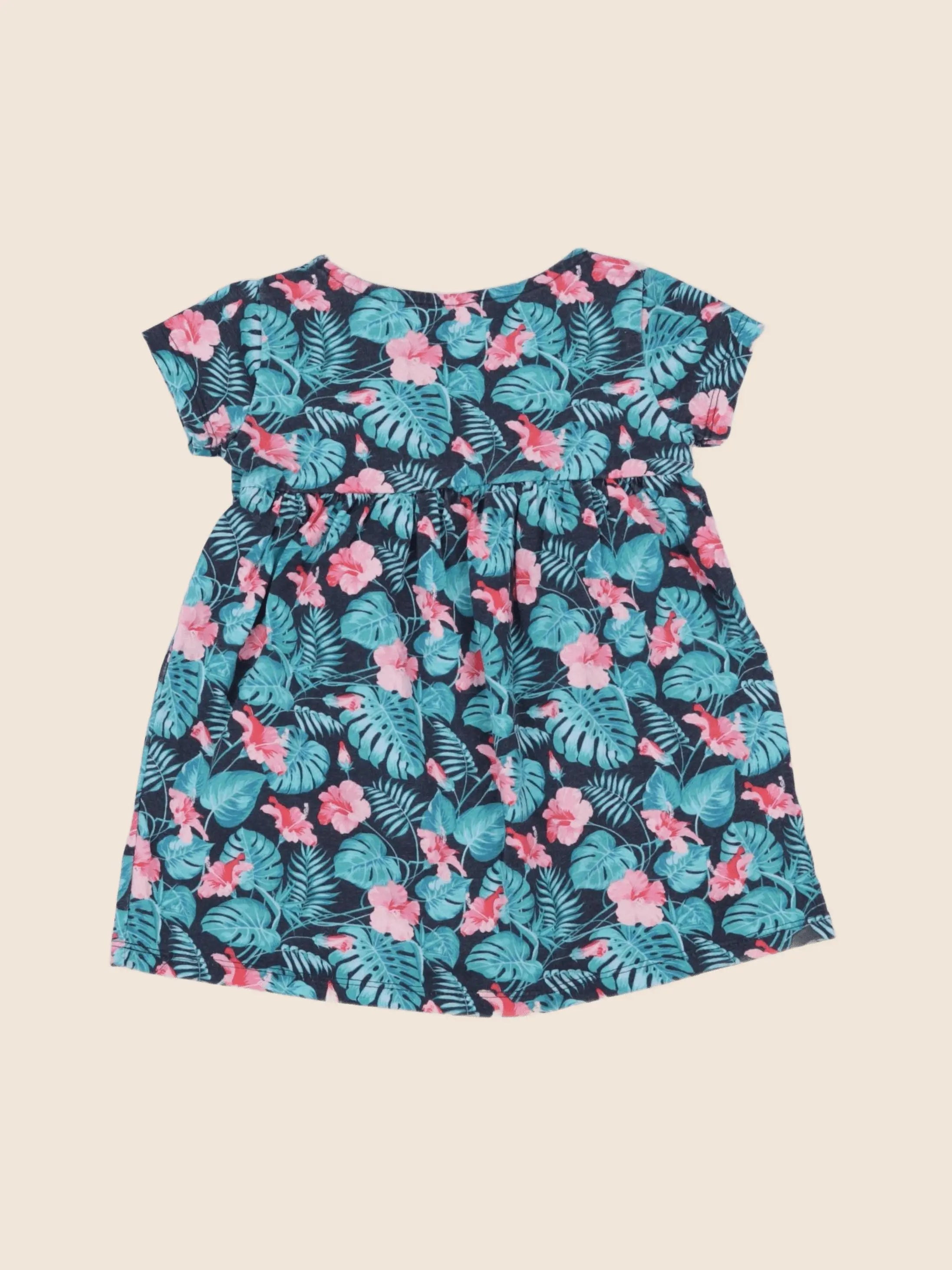 Vertbaudet - robe bleu - 2 ans