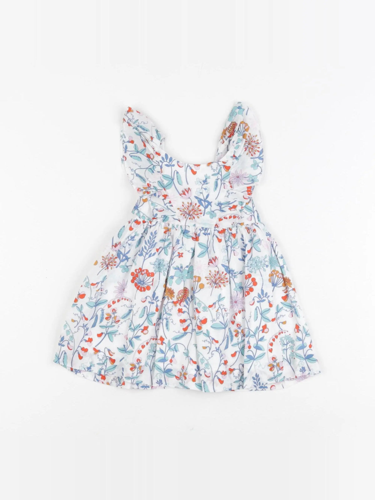 Jacadi - robe liberty blanc - 6 mois