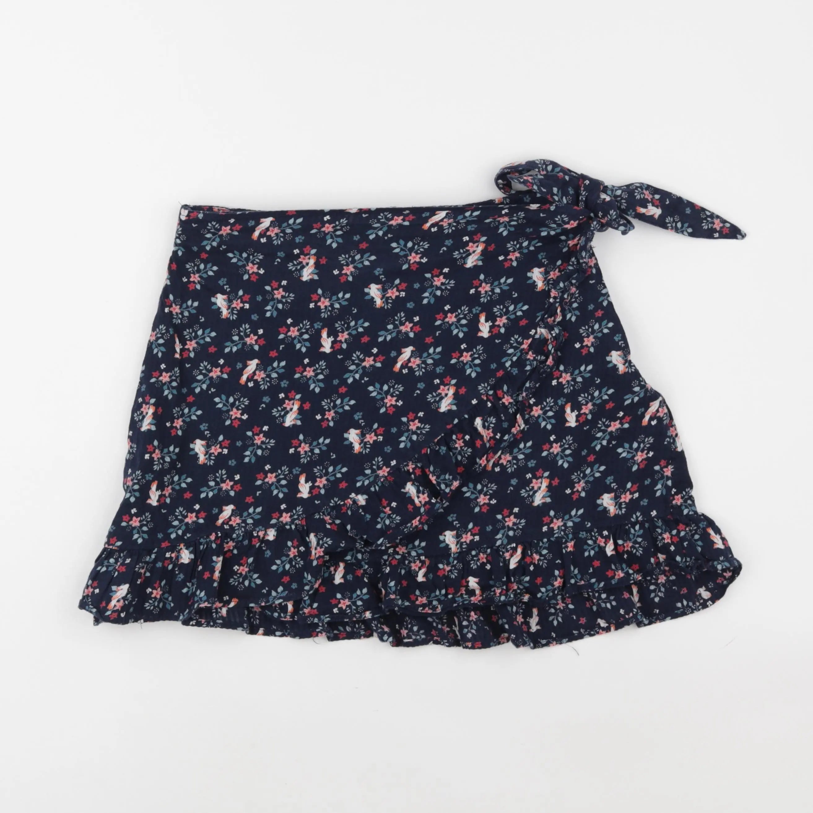 Vertbaudet - jupe short bleu - 12 ans