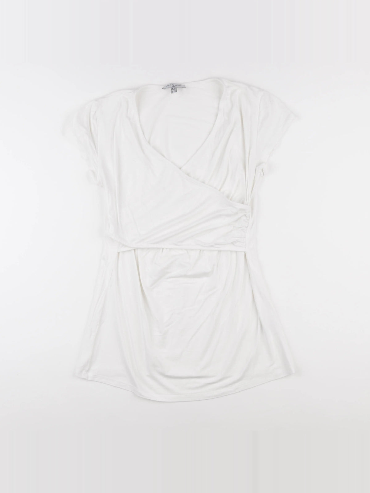 Envie de fraise - tee-shirt grossesse blanc - 40 à 42