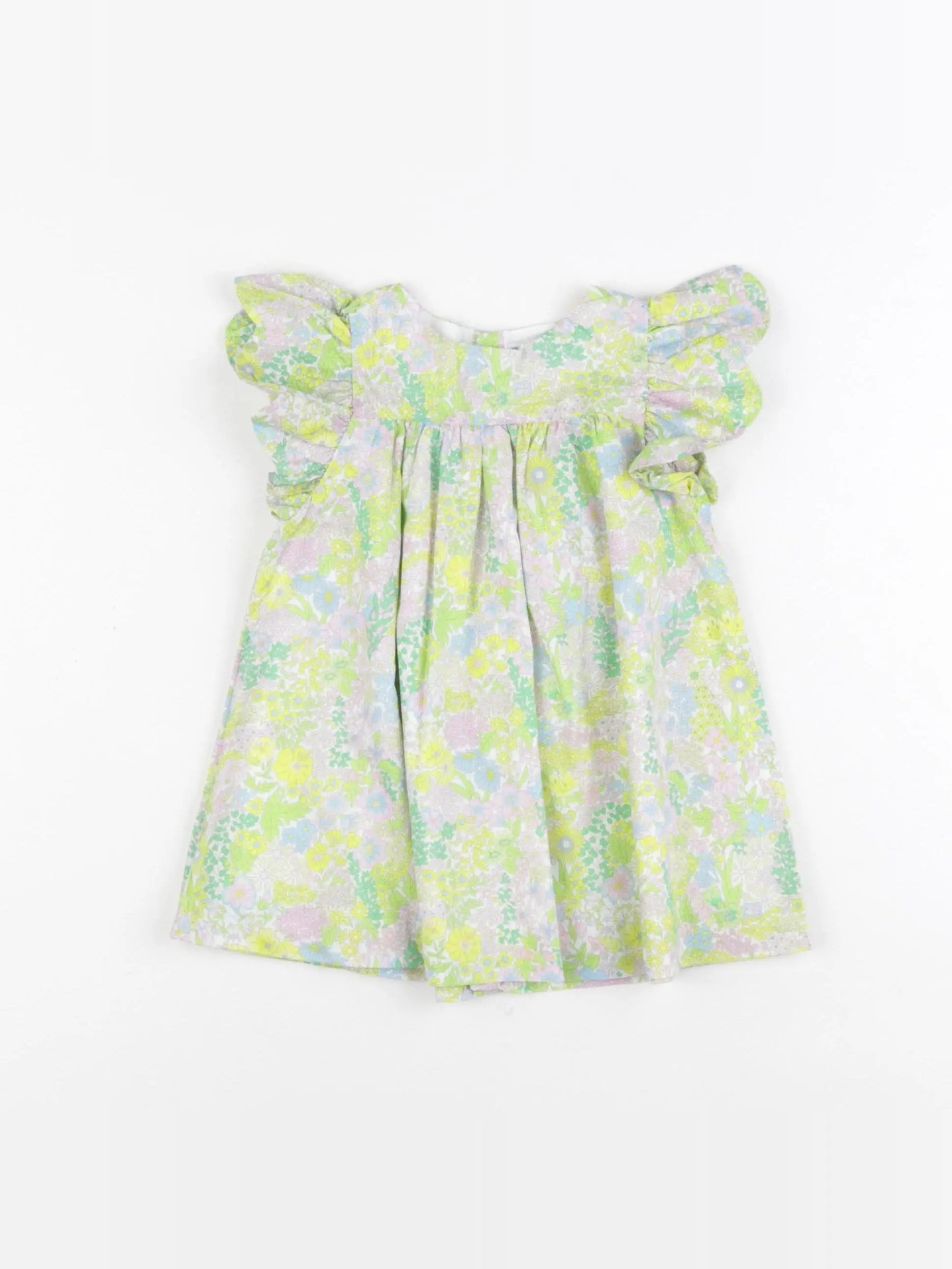 Jacadi - robe liberty multicolore - 12 mois