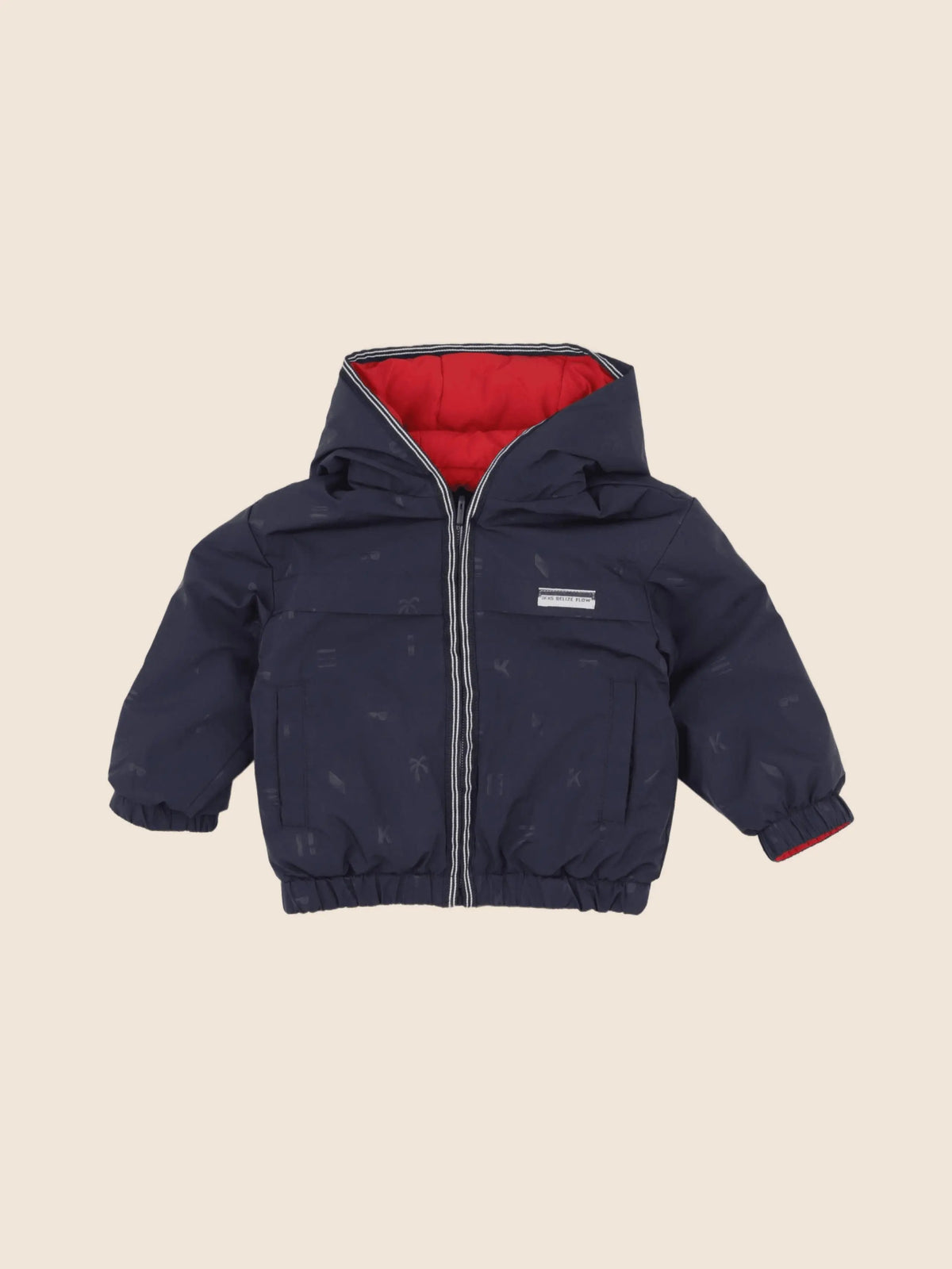 IKKS - veste réversible bleu - 12 mois