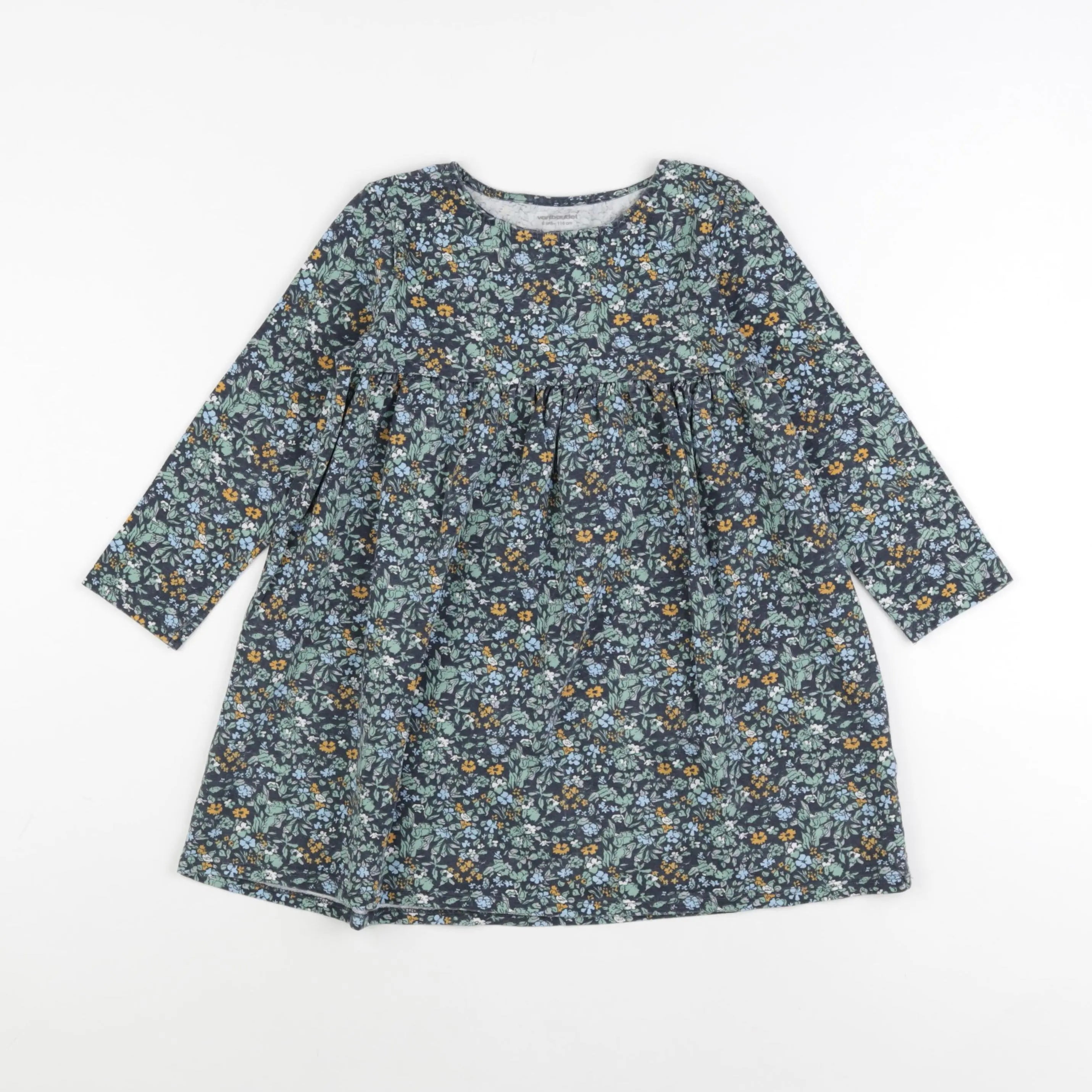 Vertbaudet - robe bleu - 6 ans