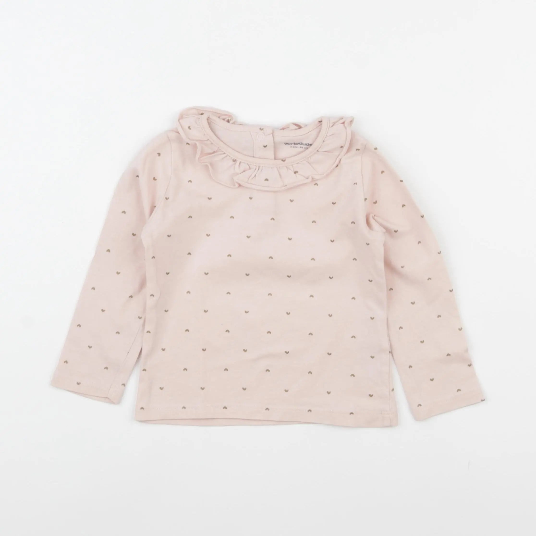 Vertbaudet - tee-shirt rose - 2 ans