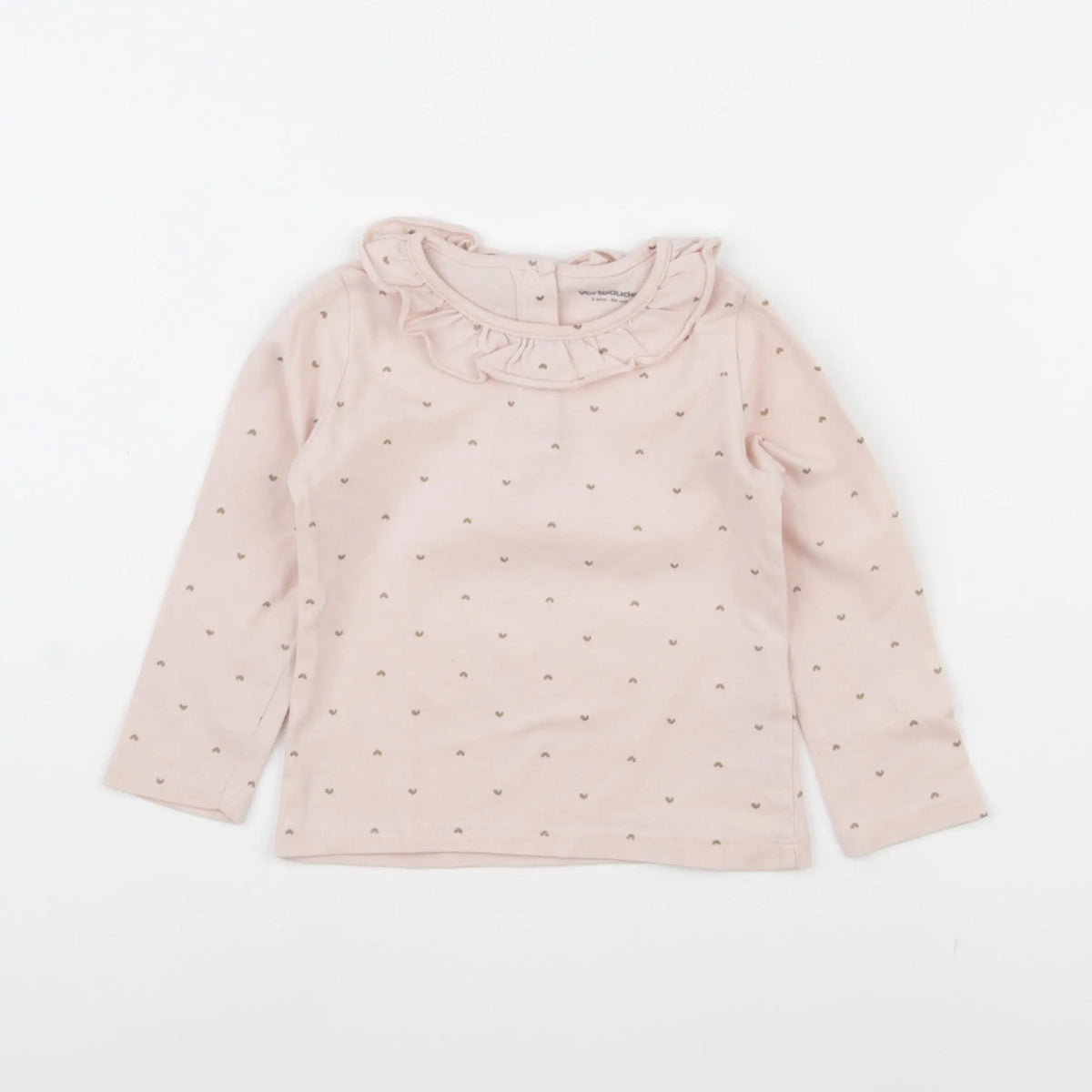 Vertbaudet - tee-shirt rose - 2 ans