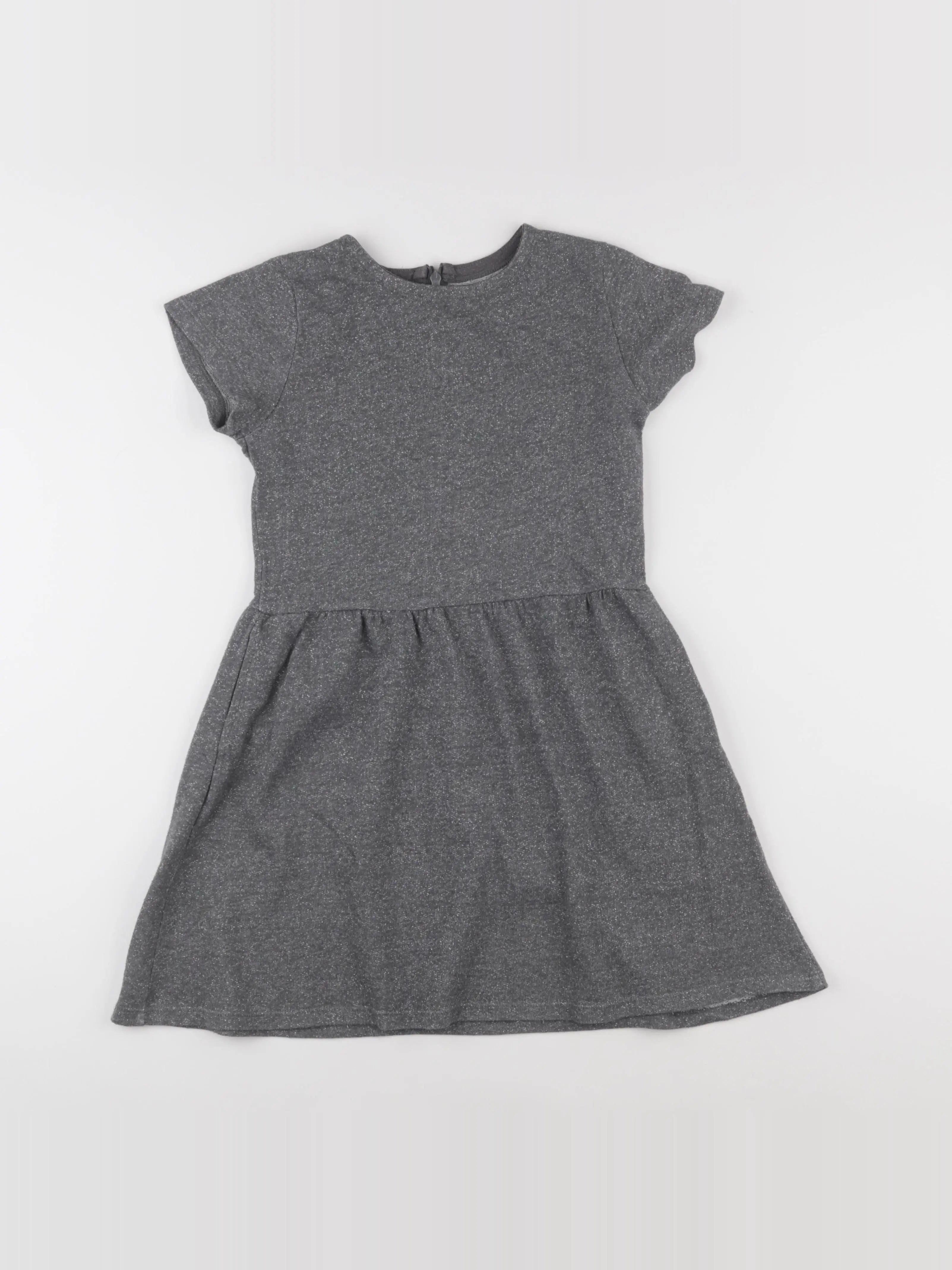Monoprix - robe gris - 10 ans