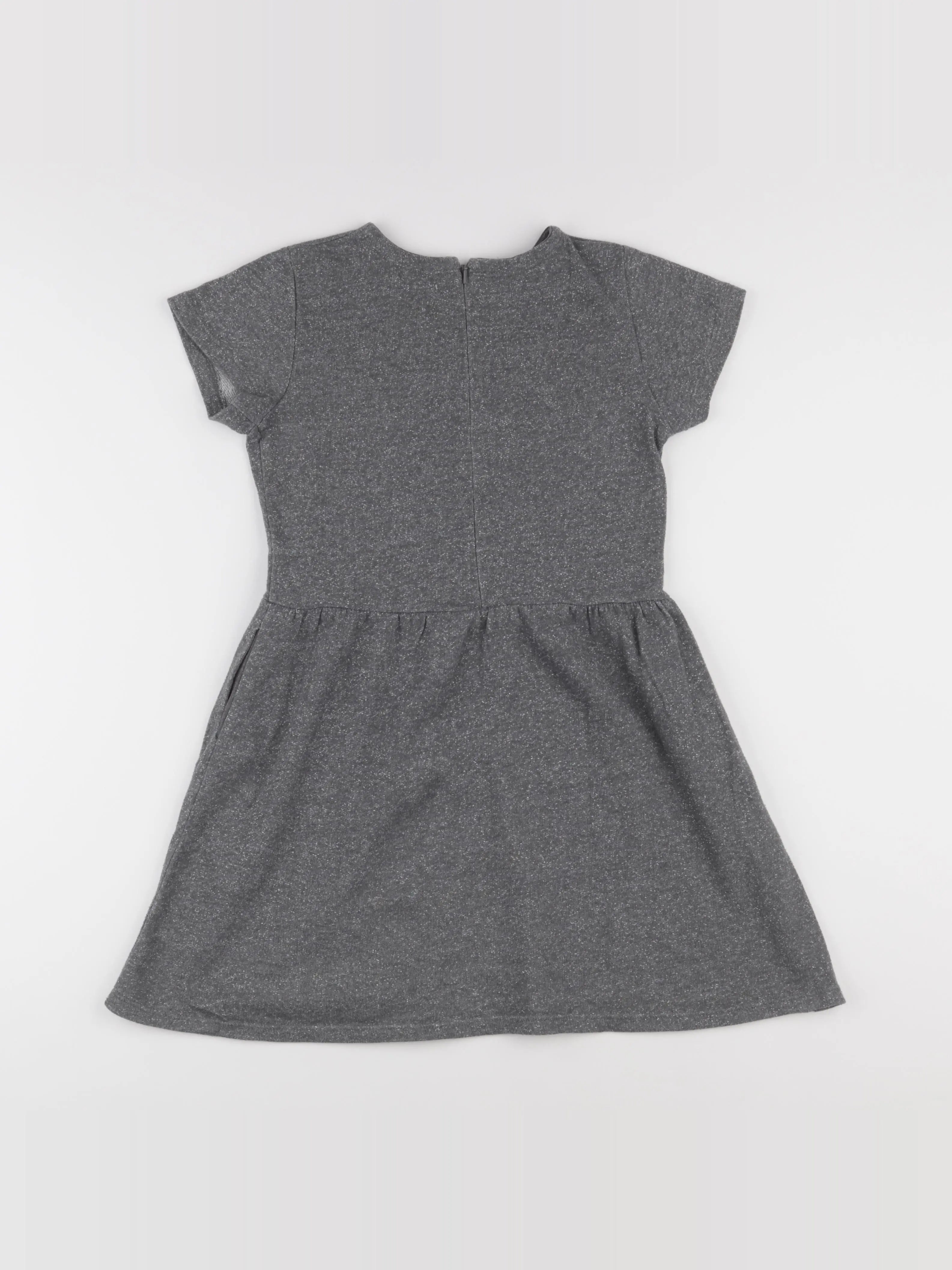 Monoprix - robe gris - 10 ans