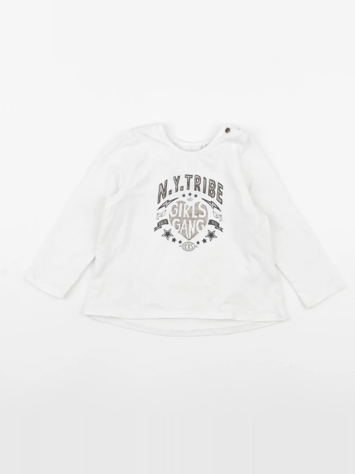IKKS - tee-shirt blanc - 18 mois