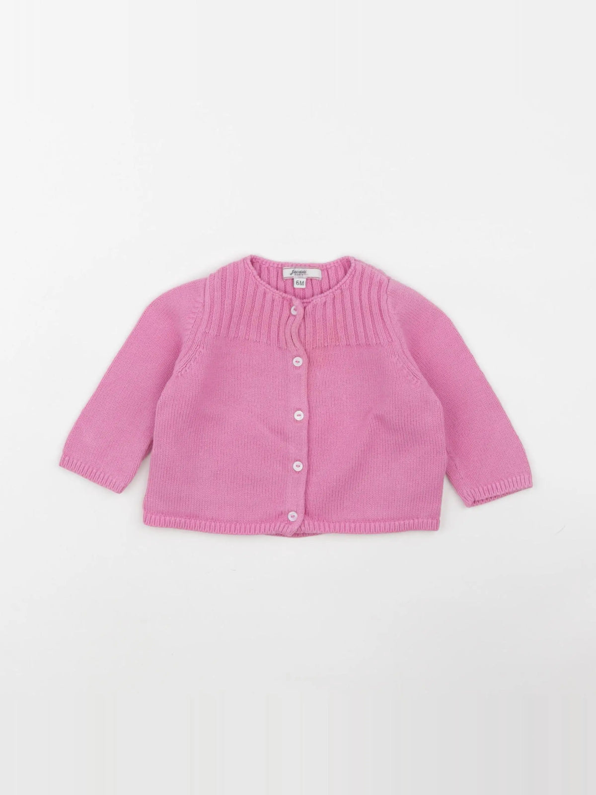 Jacadi - gilet rose - 6 mois