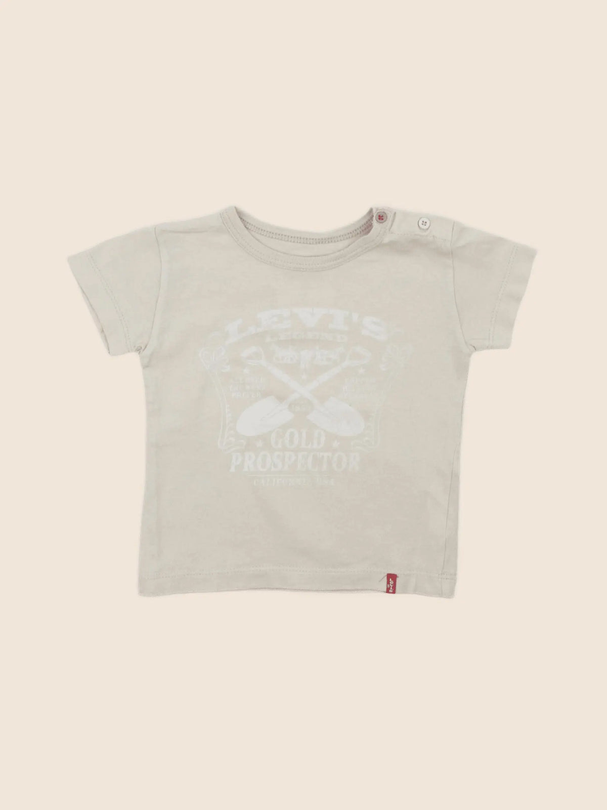 Levi's - tee-shirt beige - 6 mois